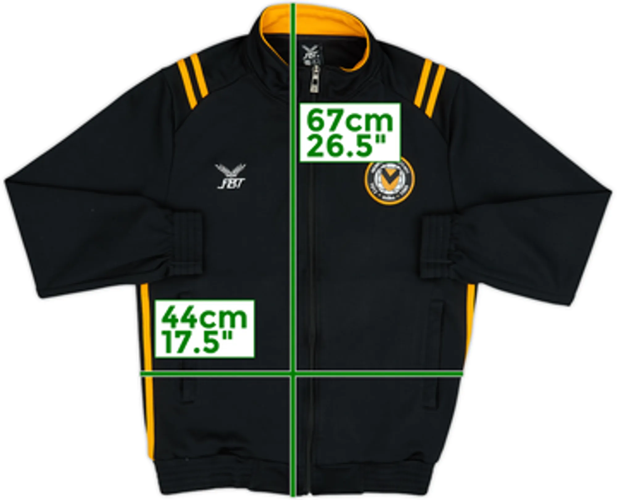 2019-20 Newport County FBT Track Jacket - 9/10 - (XS)