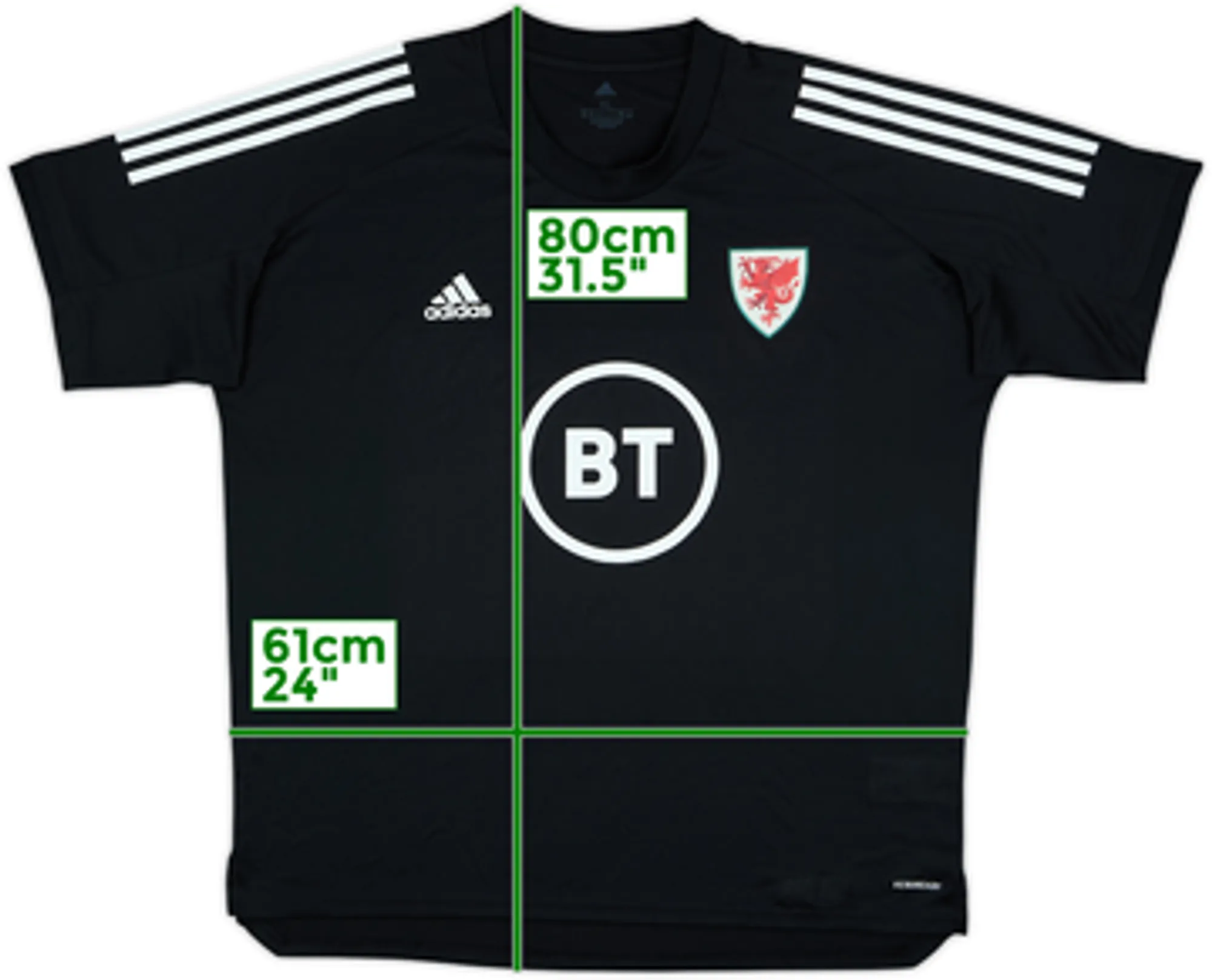 2019-20 Wales adidas Training Shirt - 10/10 - (XL)