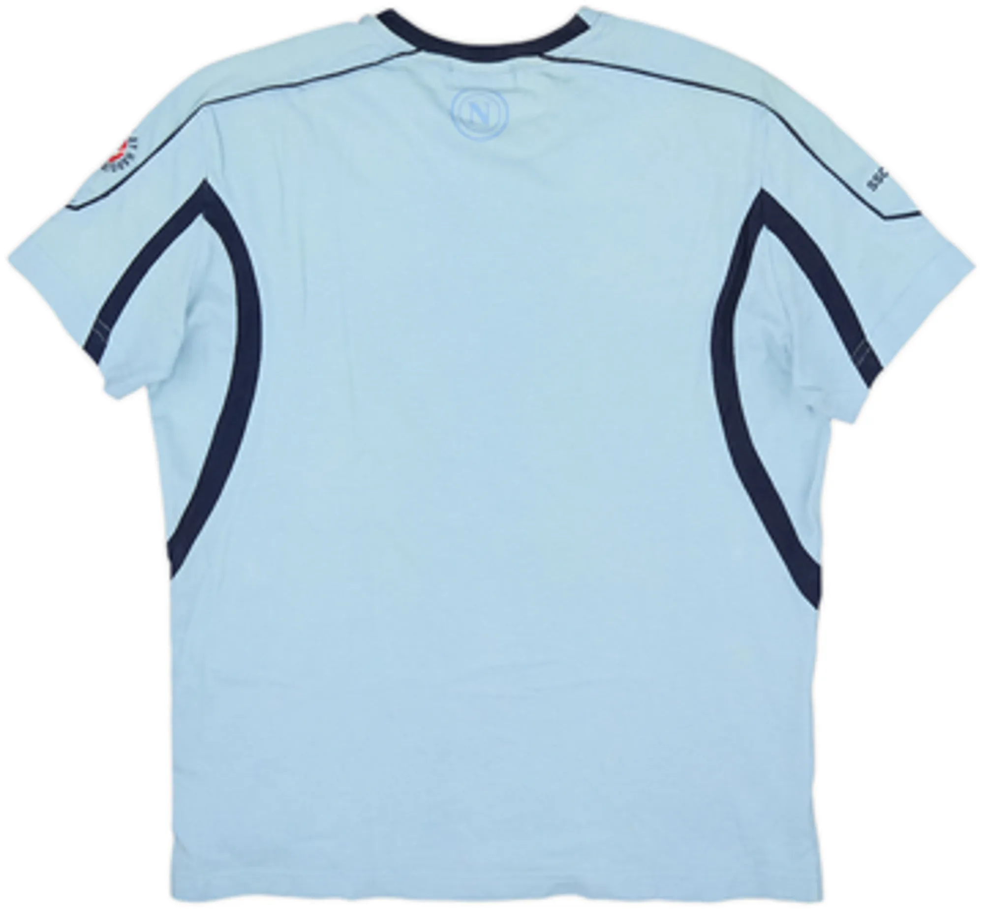 2011-12 Napoli Macron Signed Cotton Tee - 6/10 - (XL.Boys)