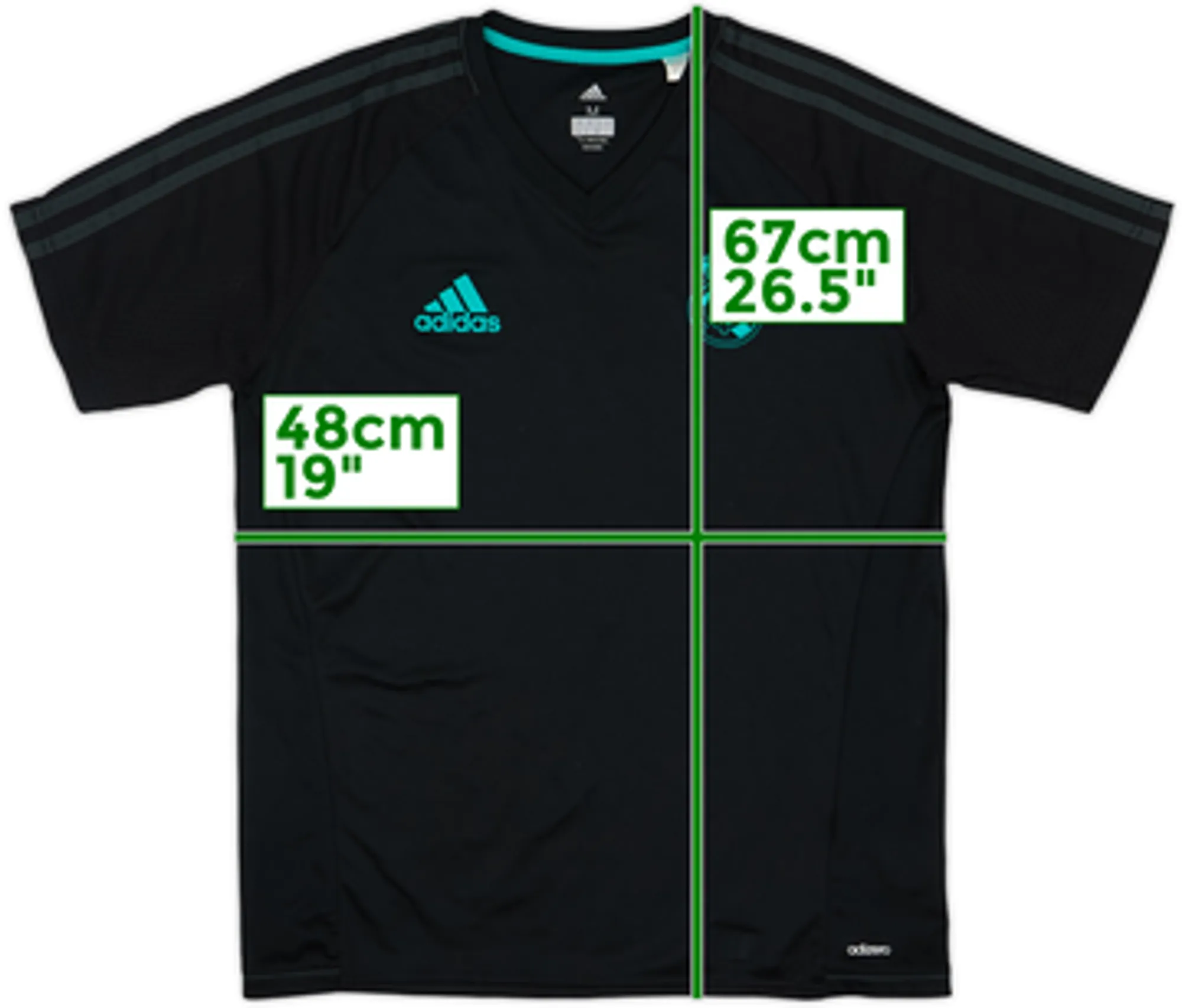 2017-18 Real Madrid adizero Training Shirt - 9/10 - (M)