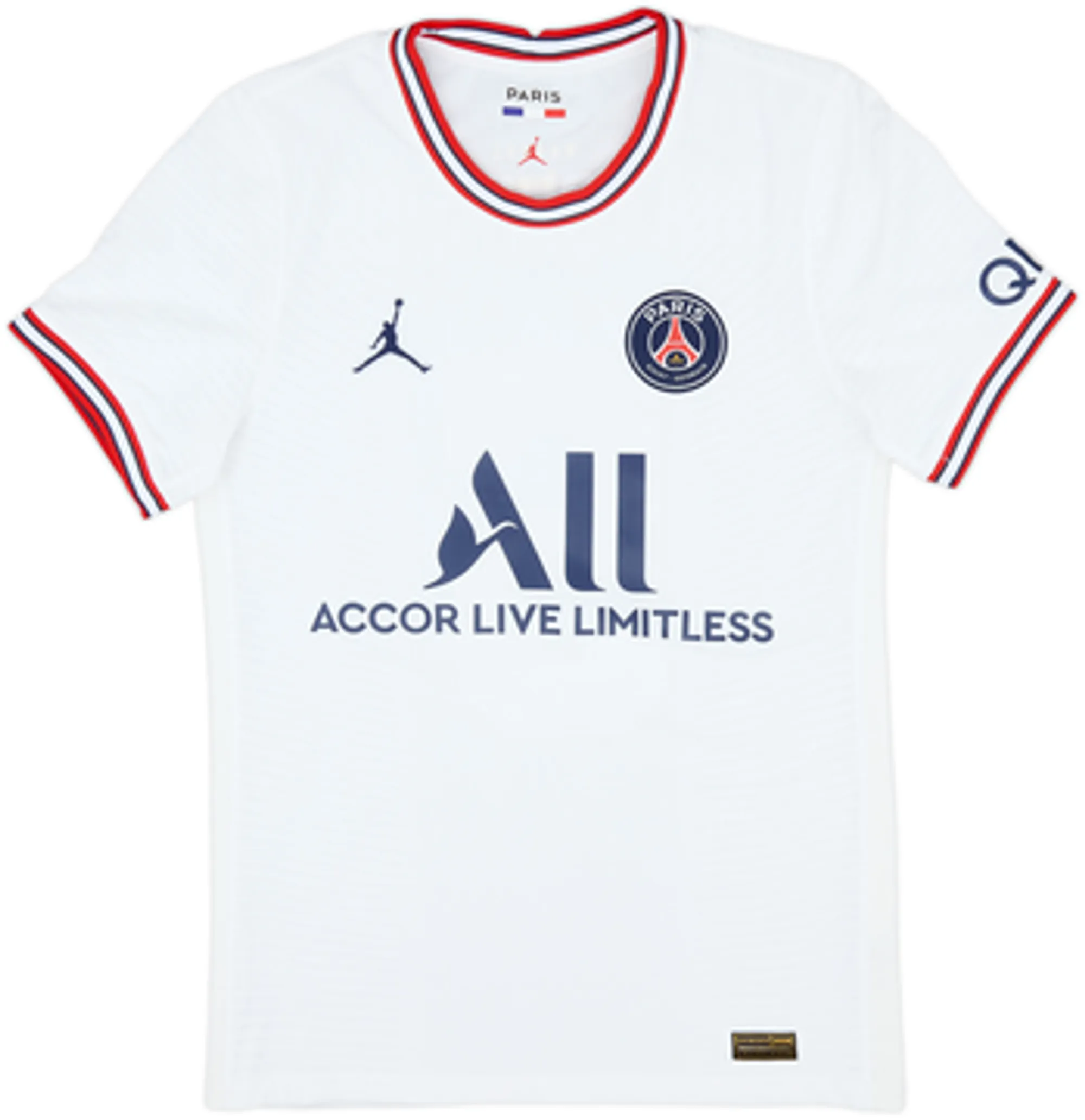 2021-22 Paris Saint-Germain Authentic Fourth Shirt Marquinhos #5 - 9/10 - (S)