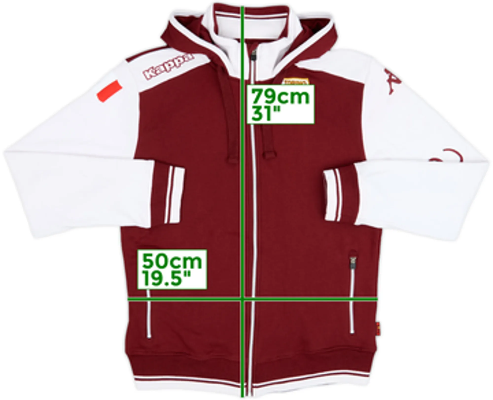 2016-17 Torino Kappa Hooded Track Jacket - 9/10 - (XL)