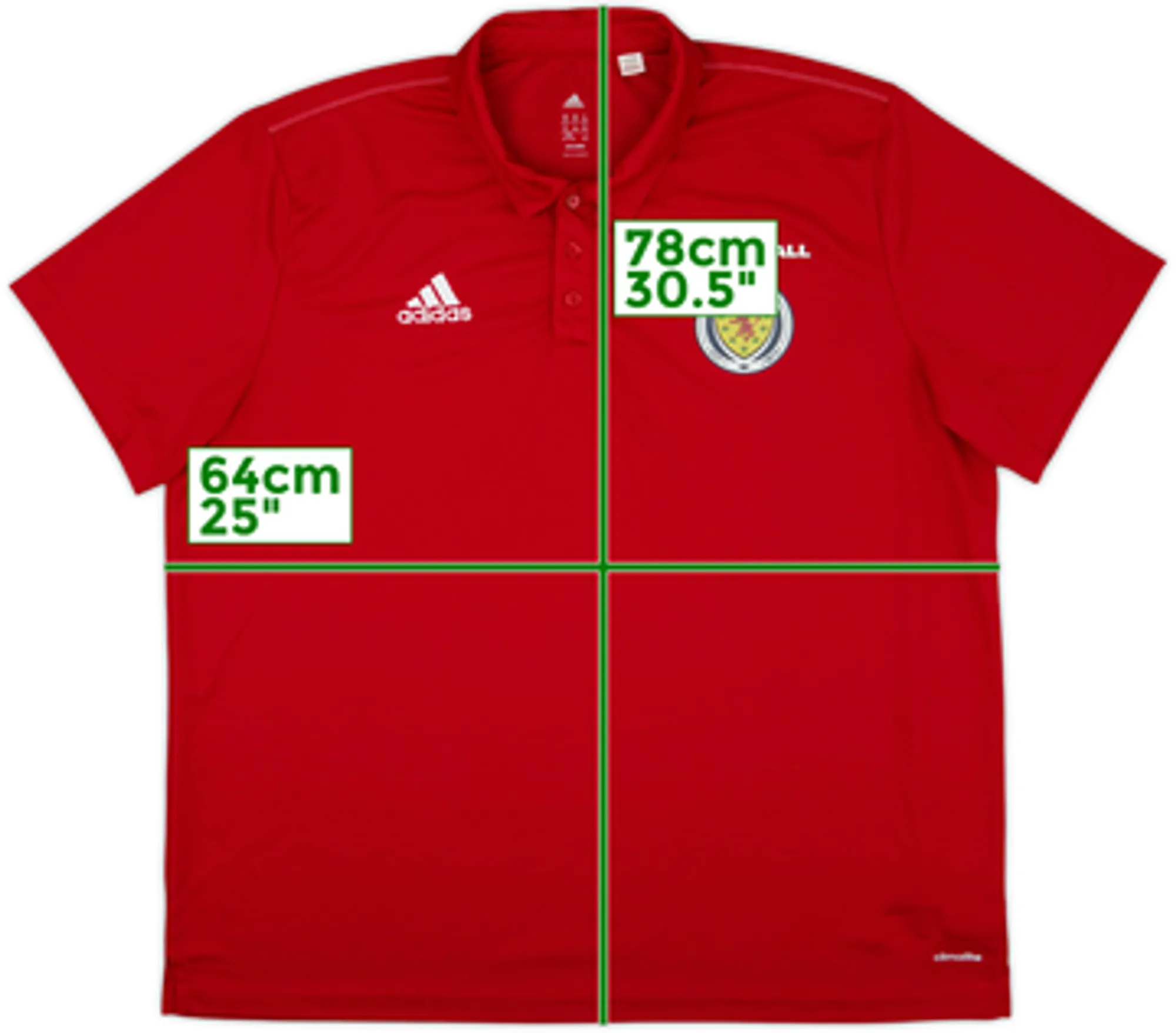 2016-17 Scotland adidas Polo Shirt - 8/10 - (XXL)