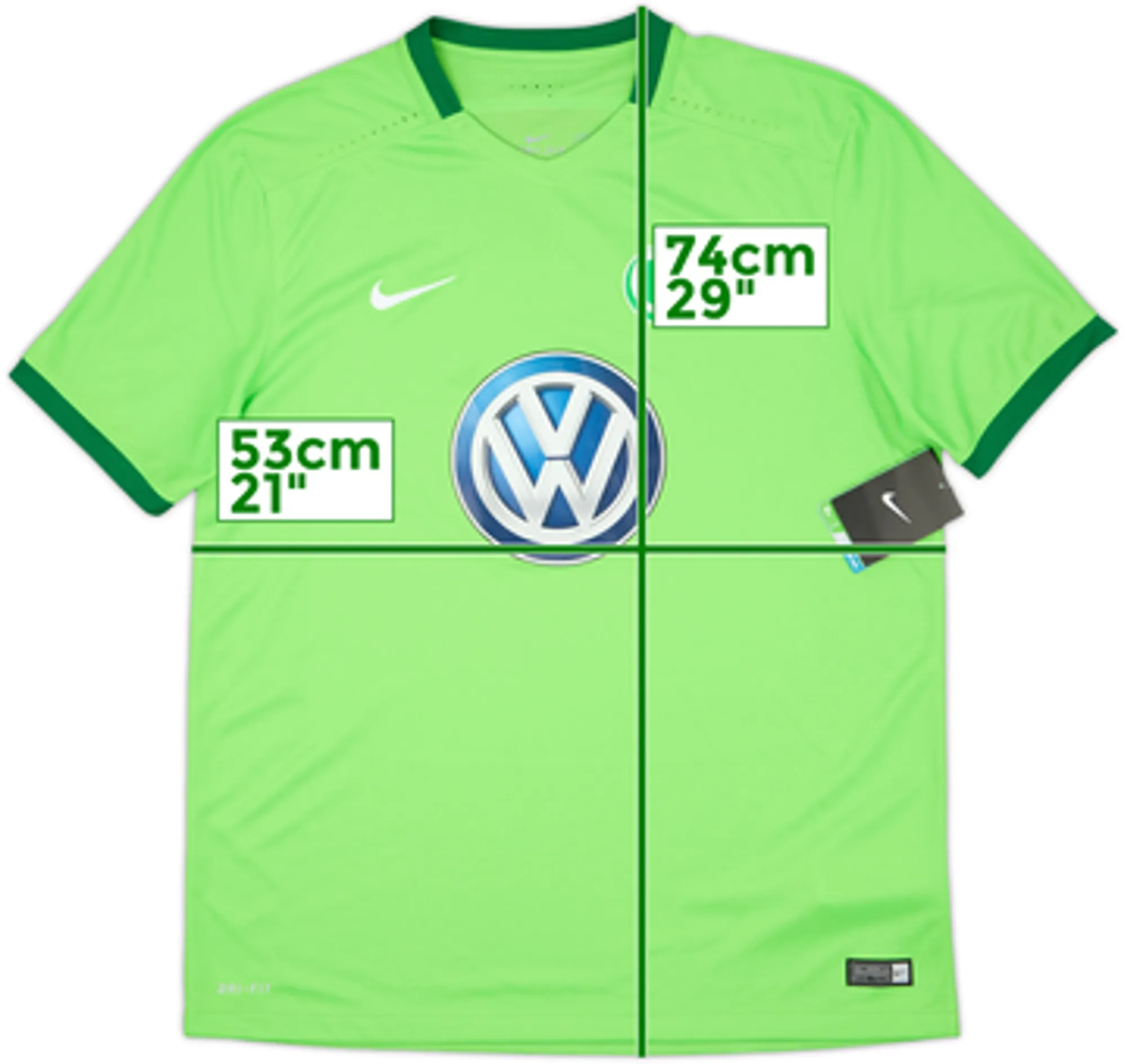 2016-17 Wolfsburg Home Shirt (L)
