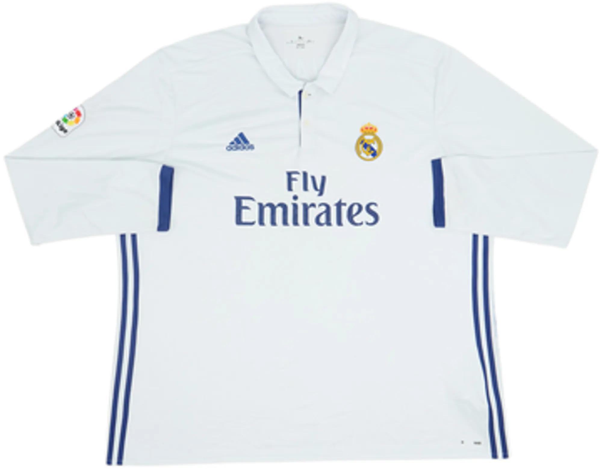2016-17 Real Madrid Home L/S Shirt Ronaldo #7 - 7/10 - (3XL)