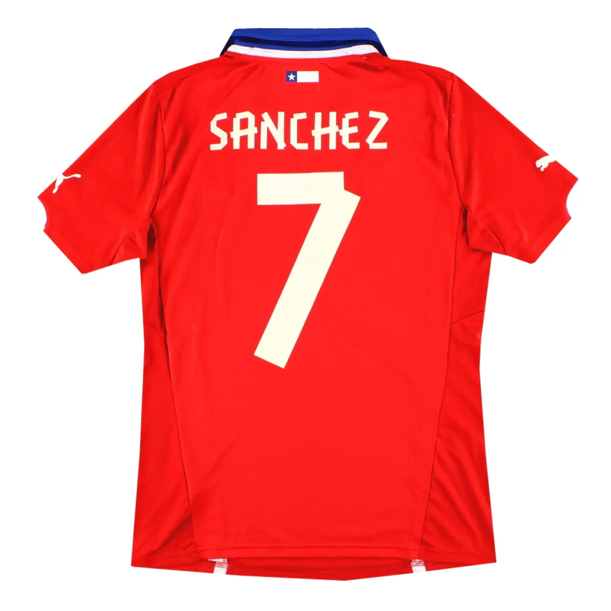 2014-15 Chile Puma Home Shirt Sanchez #7 L - Chile / Excellent 