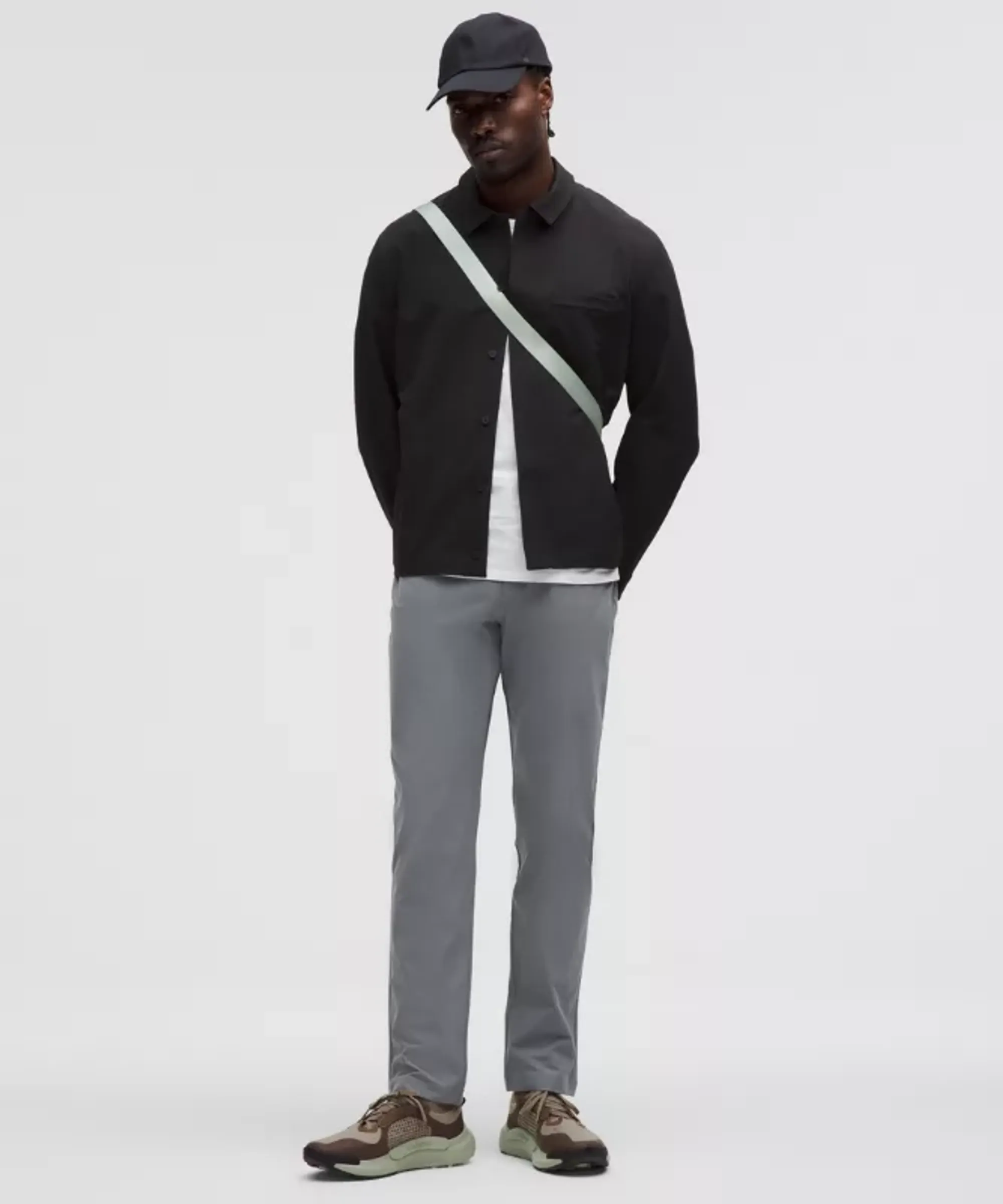 lululemon – Men's ABC Classic-Fit 5 Pocket Trousers 34L Warpstreme – Color Grey – Size 30