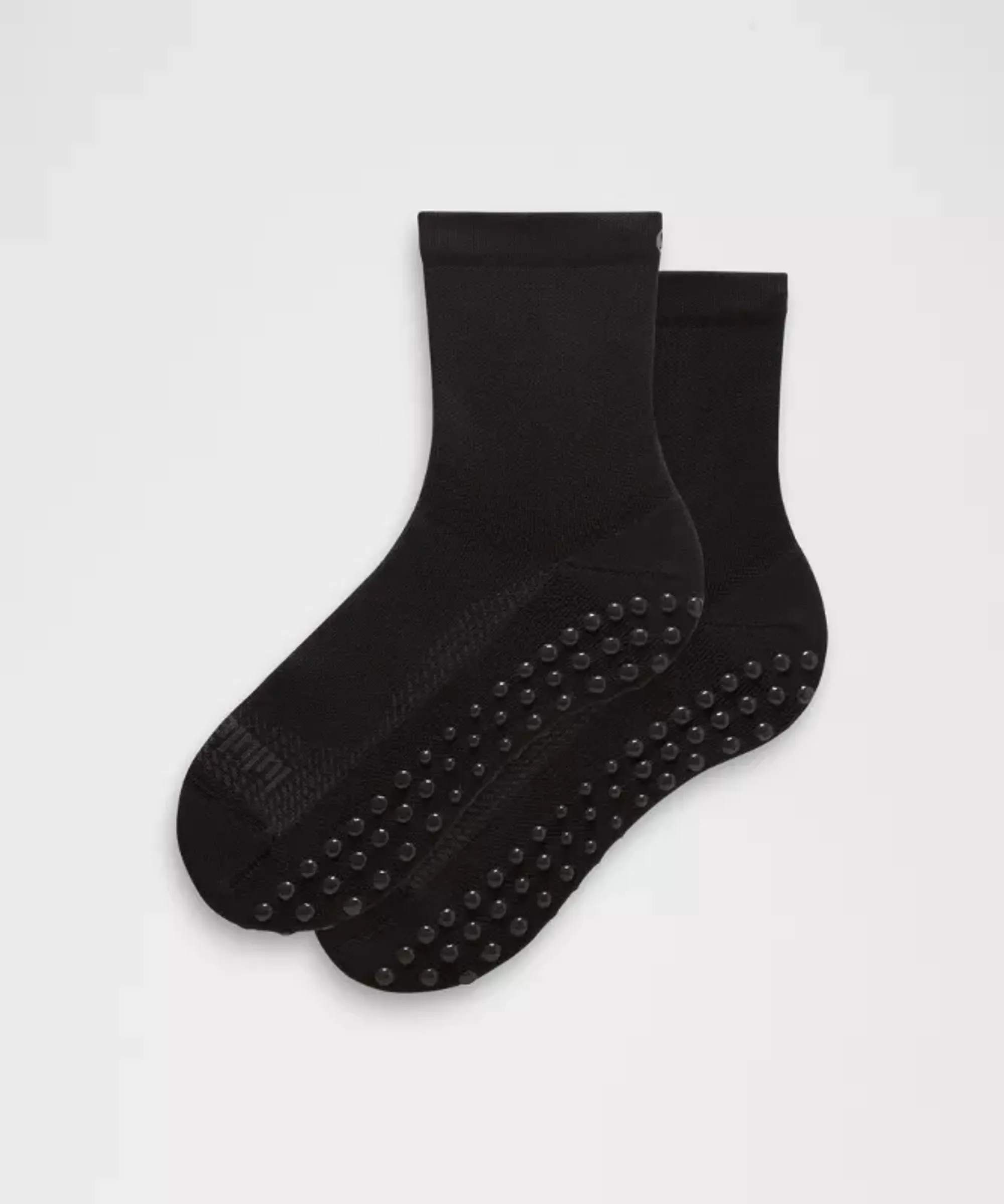 lululemon – Find Your Balance Grip Quarter Socks – Color Black – Size Large