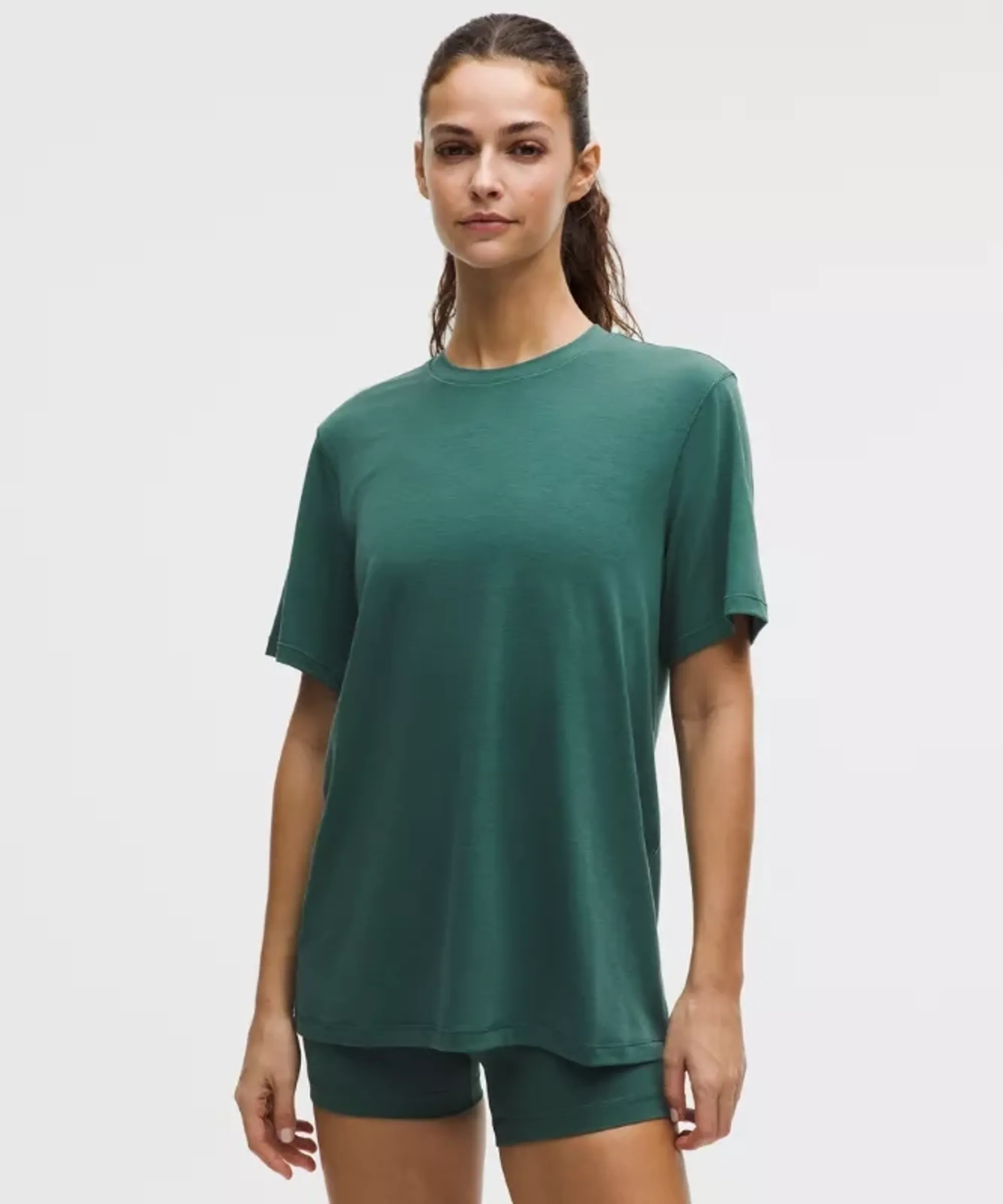 lululemon – Women's Jersey Training Short-Sleeve Shirt – Color Green – Size 0