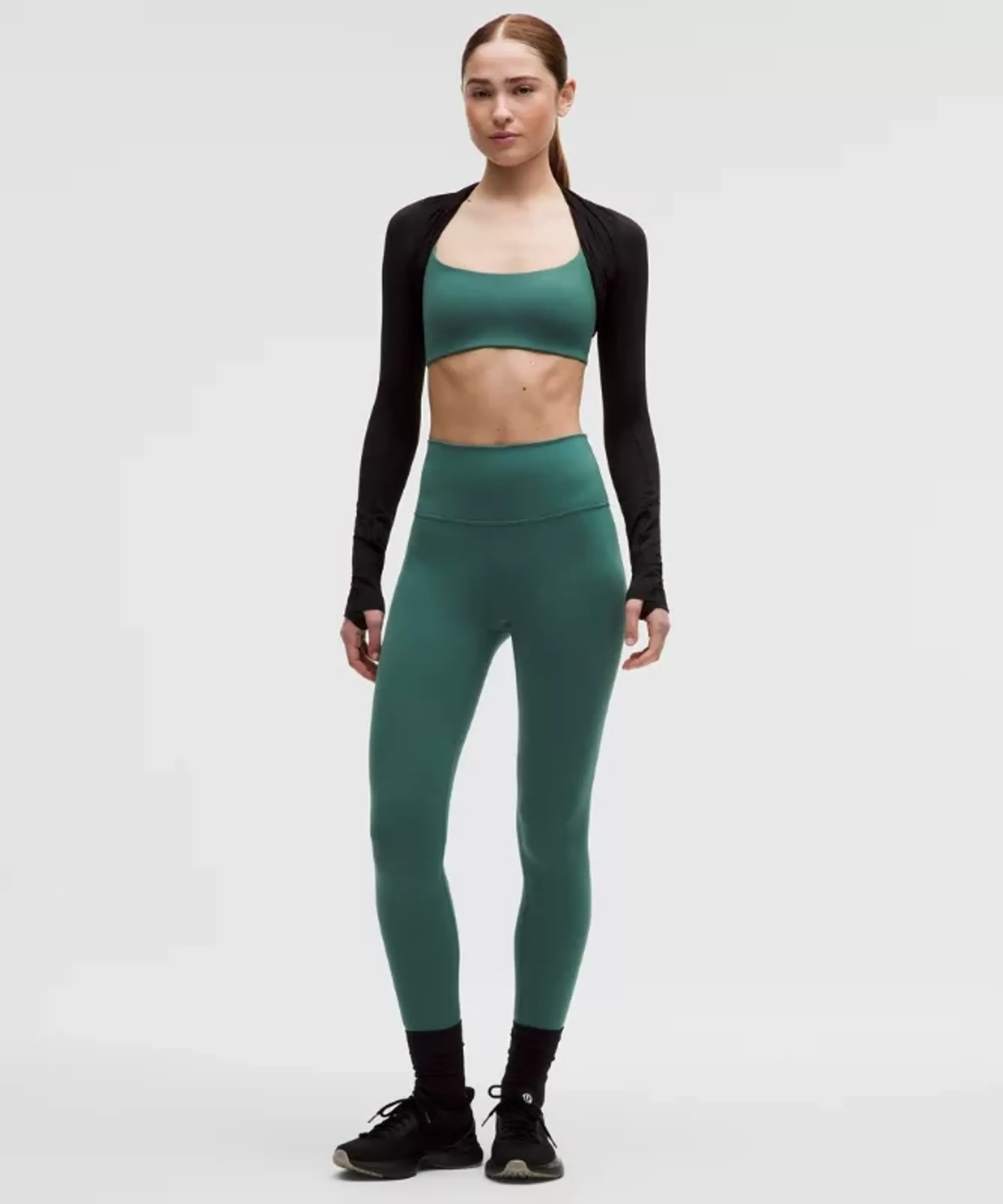 lululemon – Women's Wunder Train No Line High-Rise Tight Leggings – 28" – Color Green – Size 0