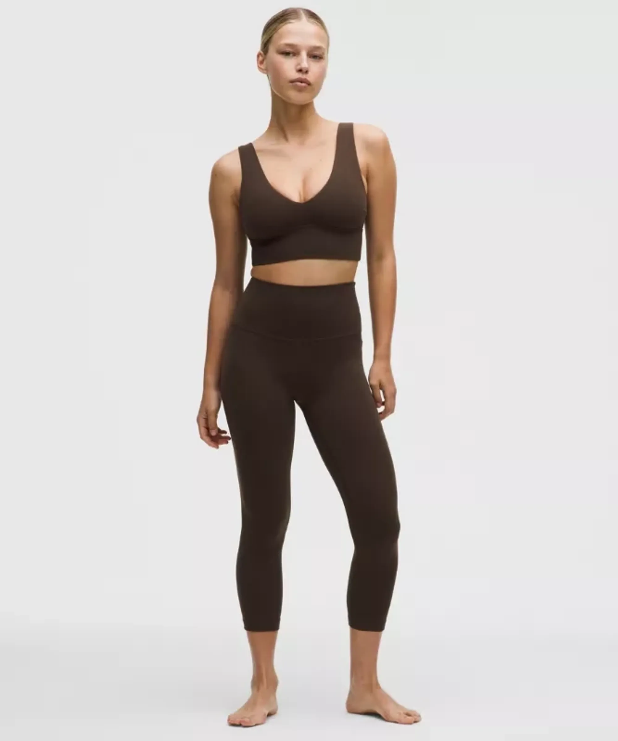 lululemon – Women's Align High-Rise Crop Leggings – 21" – Color Brown – Size 0