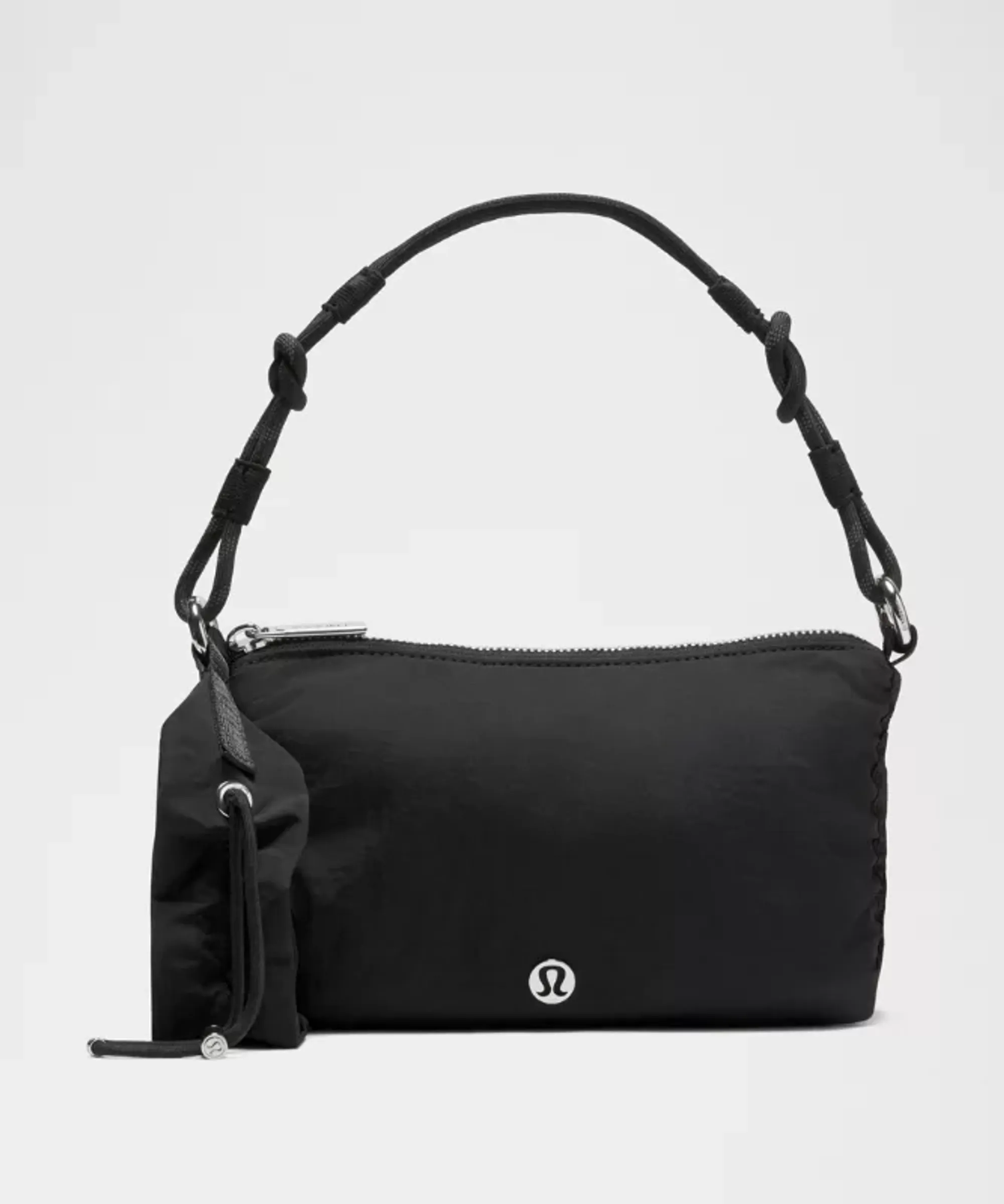 lululemon – Ruched Shoulder Bag Mini 1.5L – Color Black/Silver