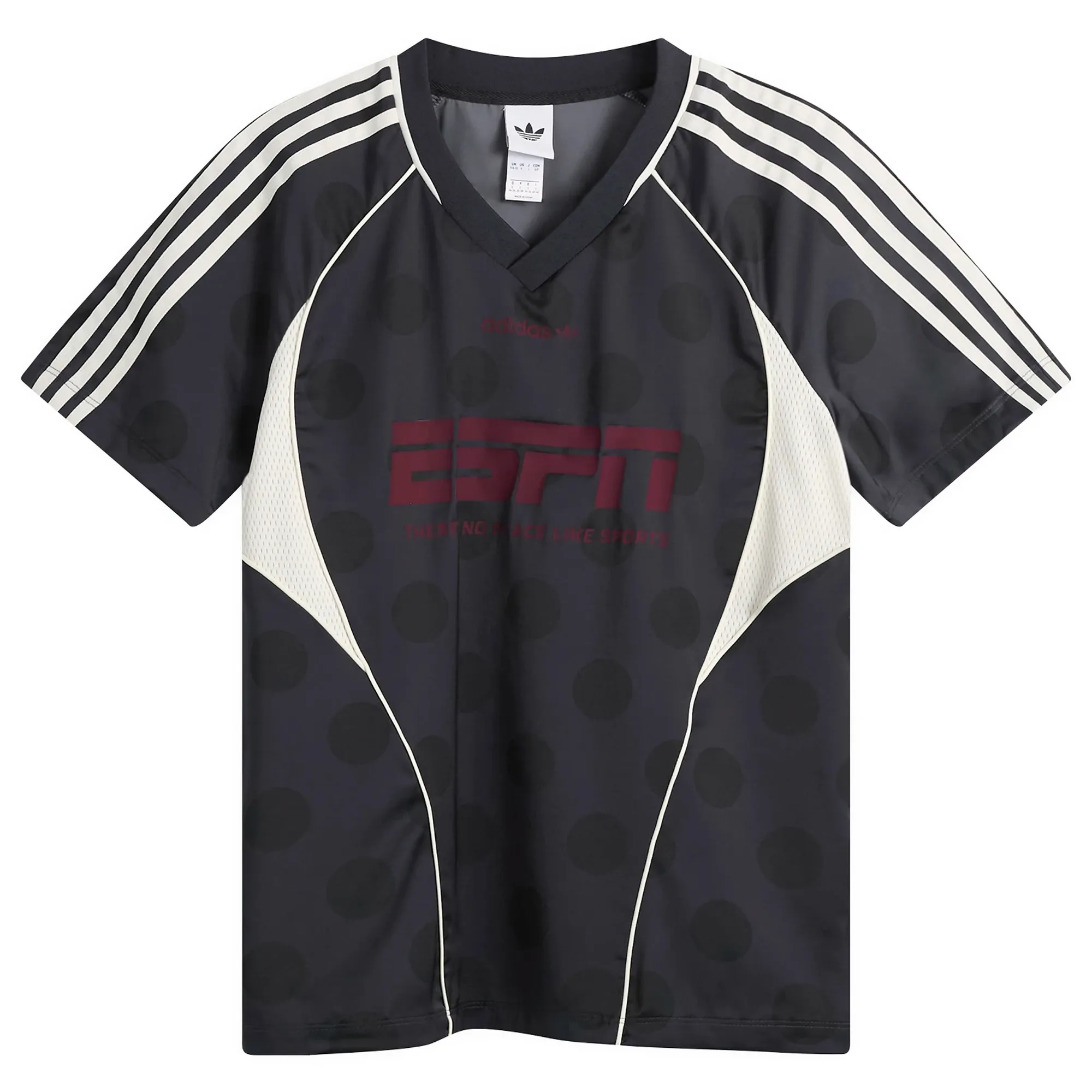 adidas Originals Adidas Women's Polka Dot Short Sleeve Jersey Night Grey