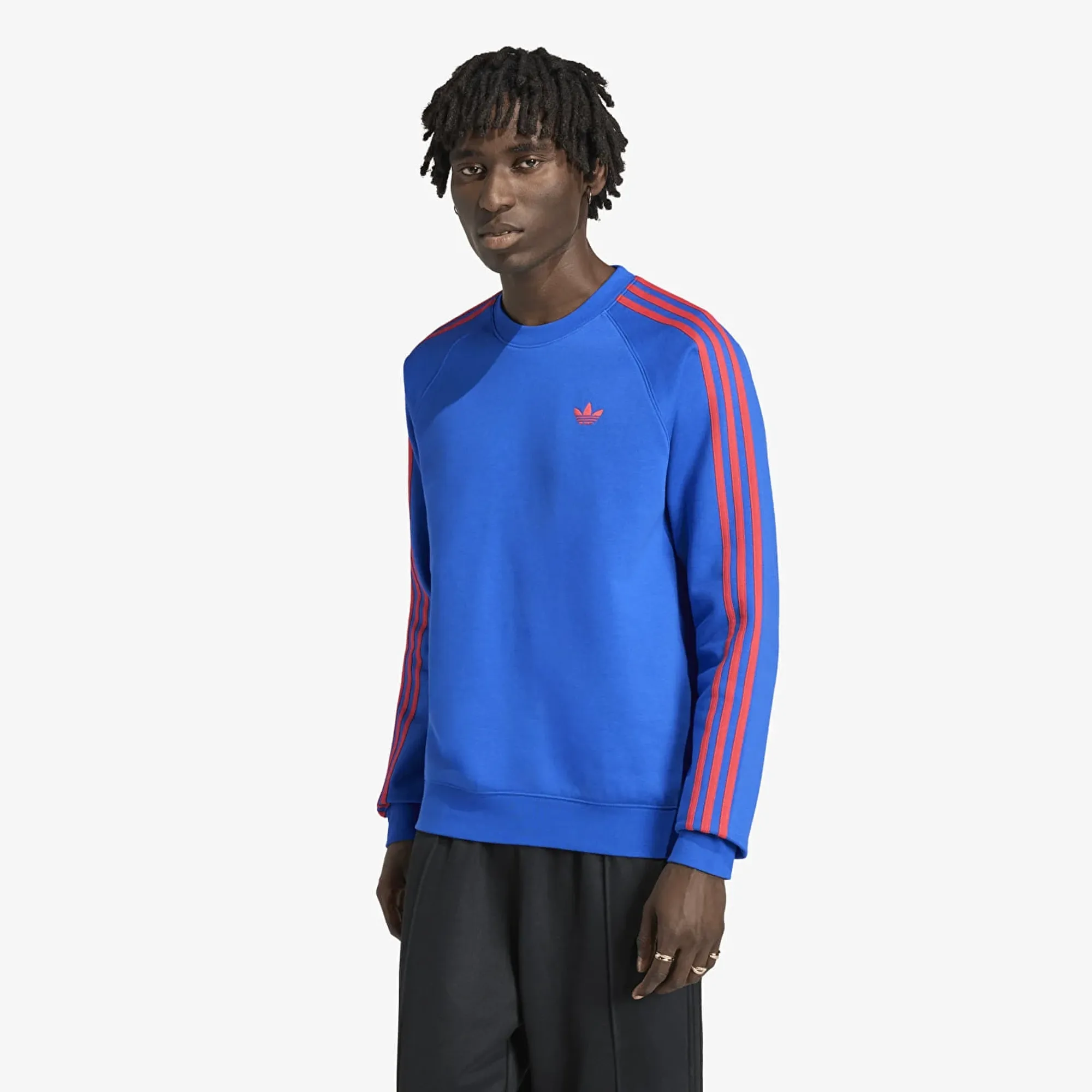 Sweatshirt Adidas 3S Crew Blue L