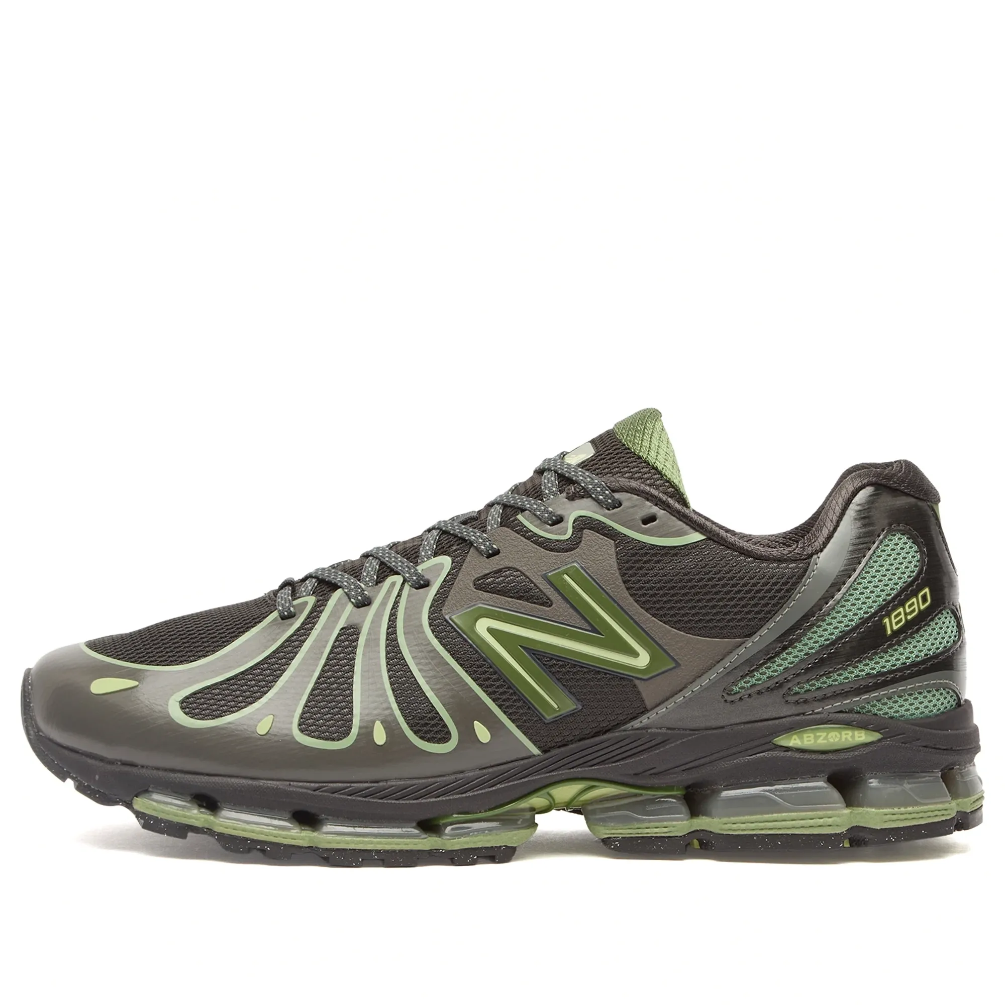 New Balance Unisex Abzorb 1890 in Black/Green Synthetic