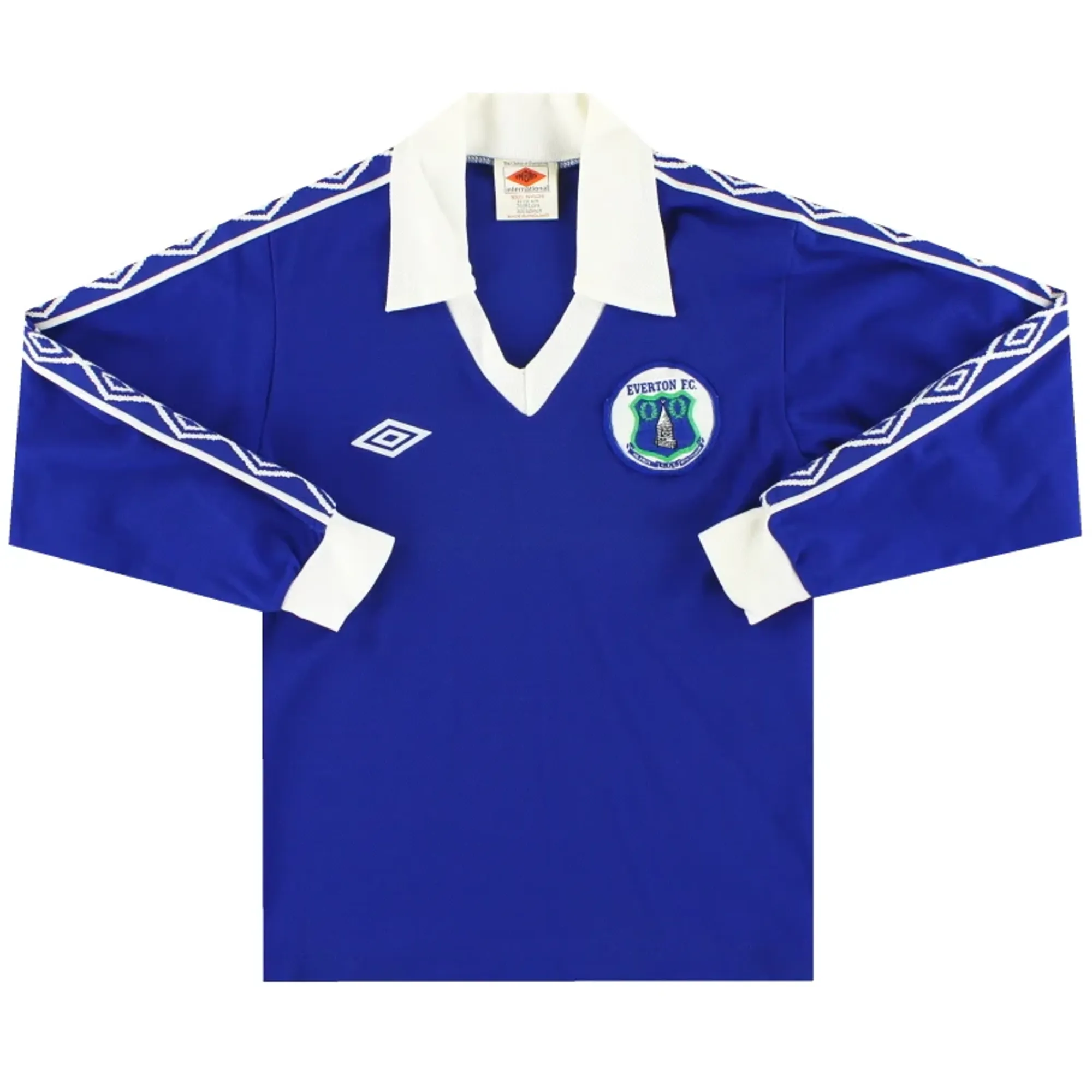 1978-79 Everton Umbro Home Shirt L/S Y - Everton / Excellent 