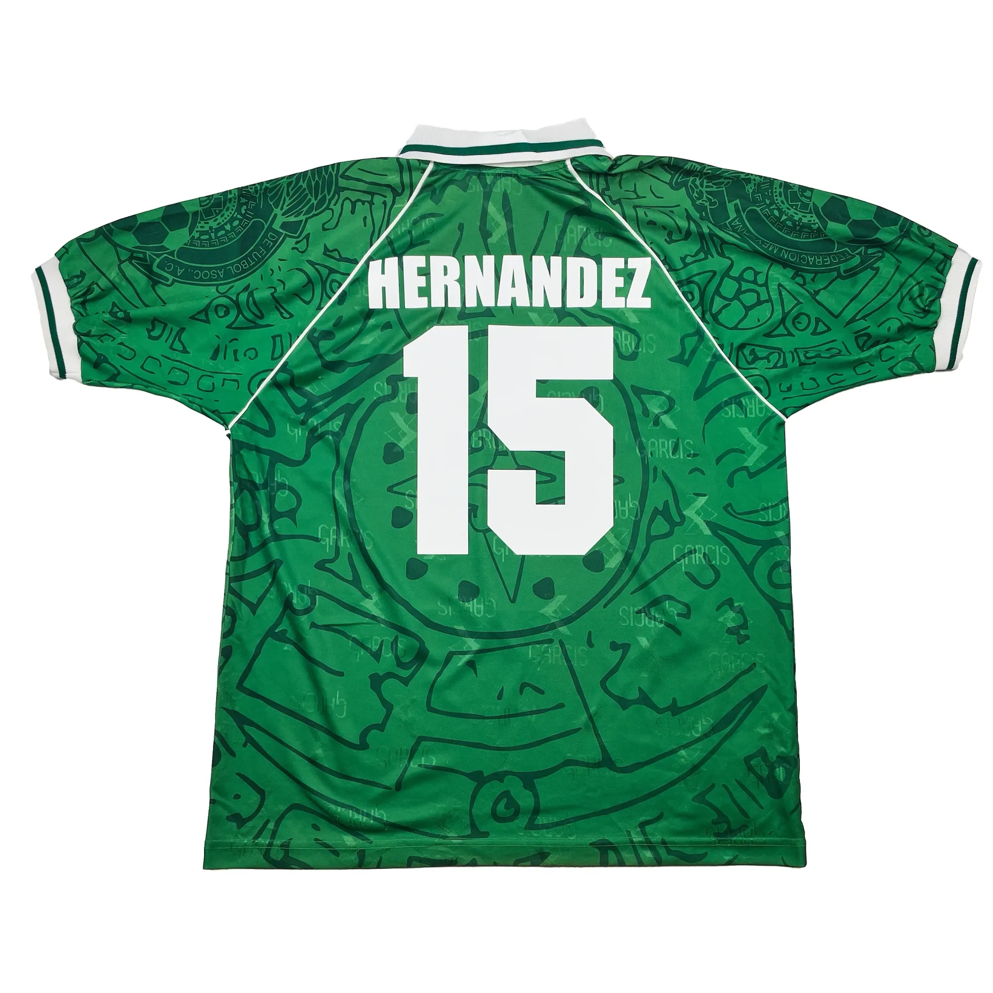 1999 Mexico L.Hernandez #15 Home Shirt (XL) Garcis | Cult Kits