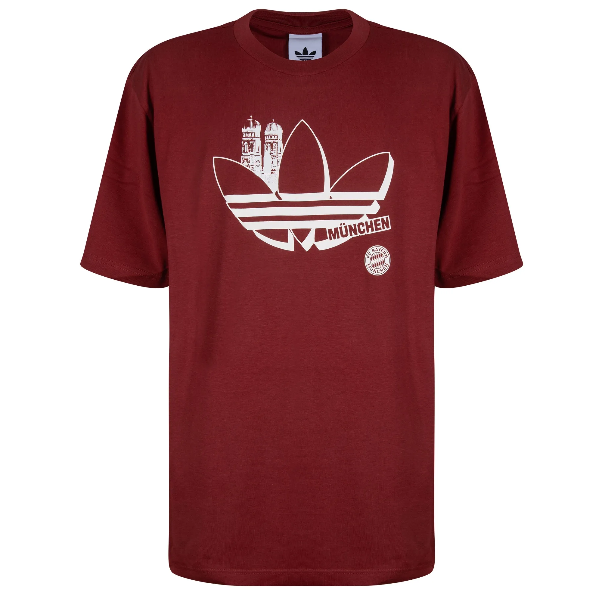 adidas Bayern Munich Graphic T-shirt - Maroon - 2026-2027