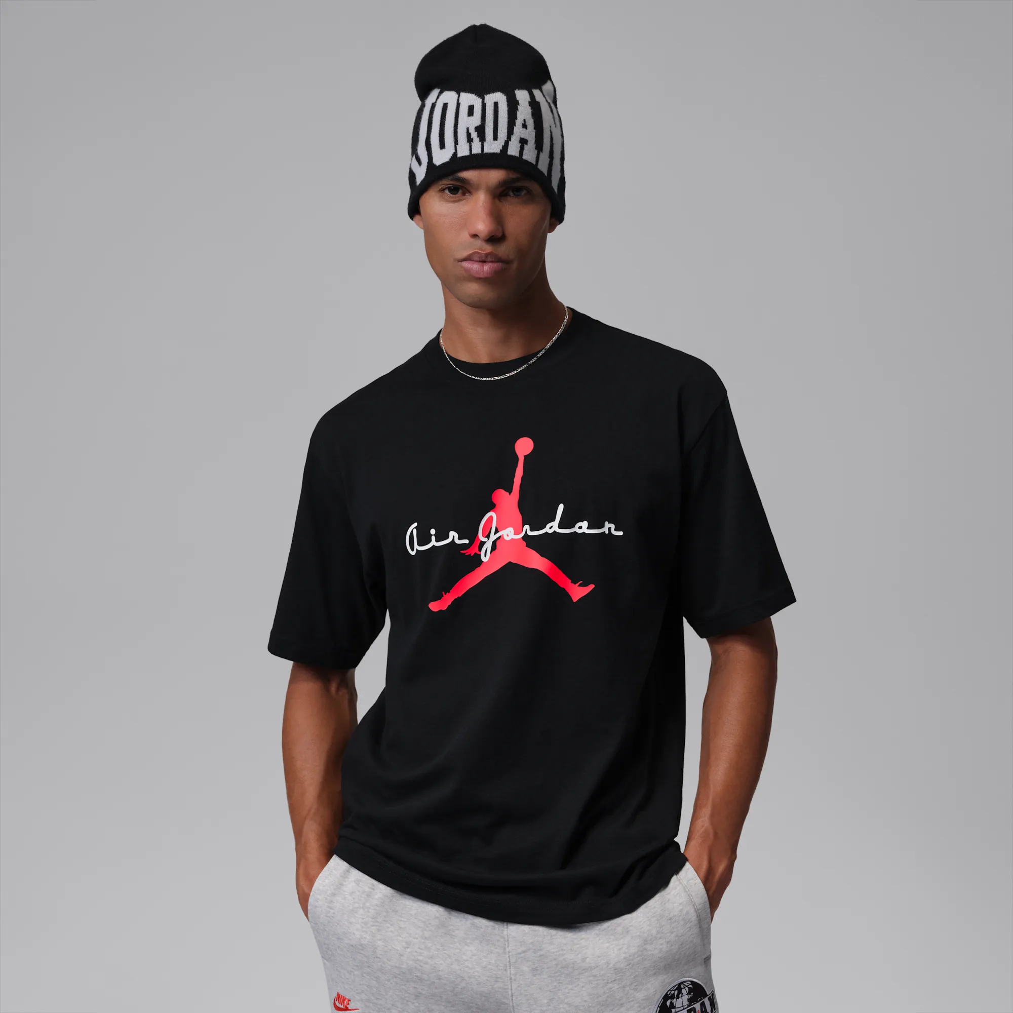 Nike Jordan Brooklyn Men's Graphic T-Shirt - Black