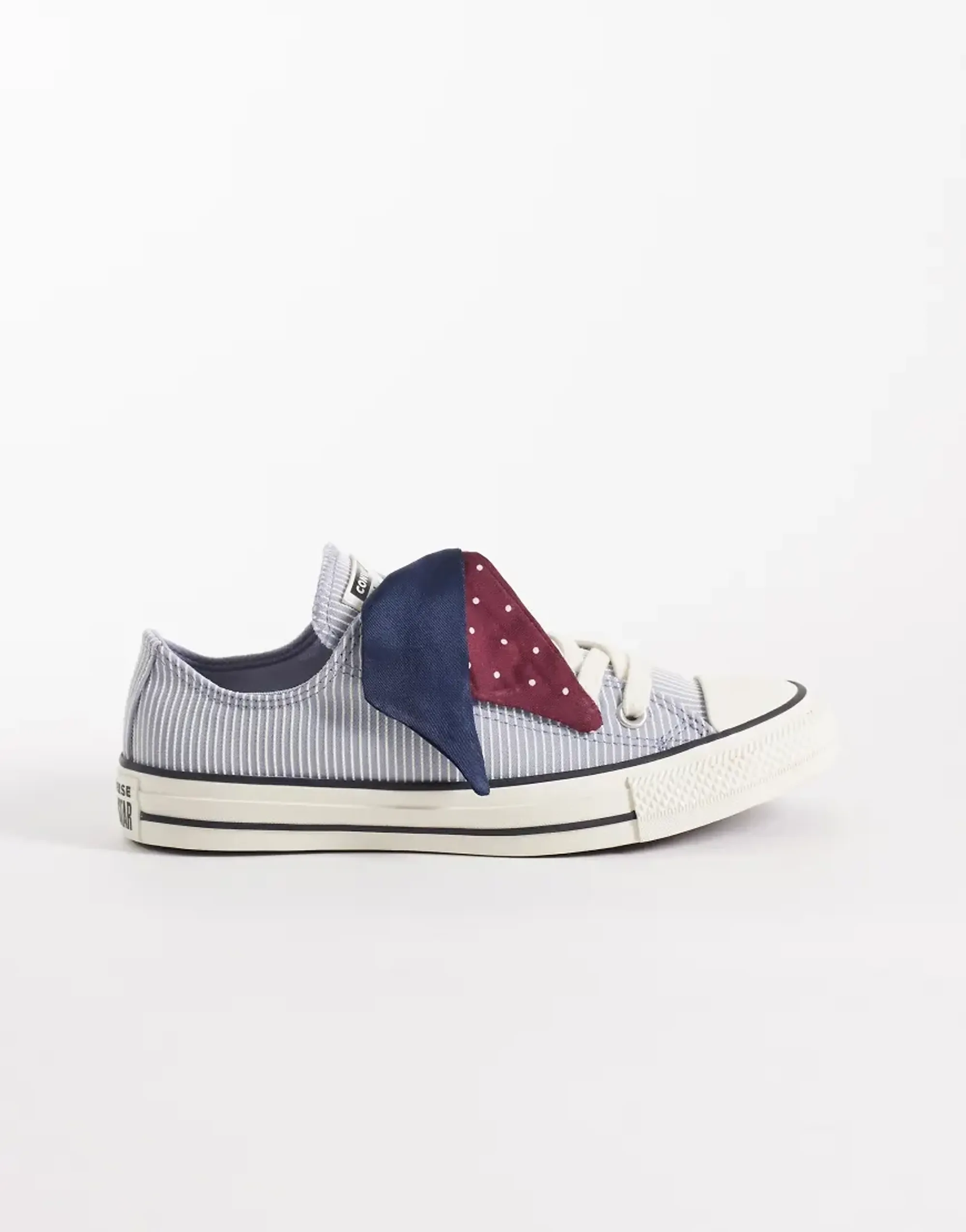 Converse Chuck Taylor All Star Hi Club House Trainers In Blue And White Stripe