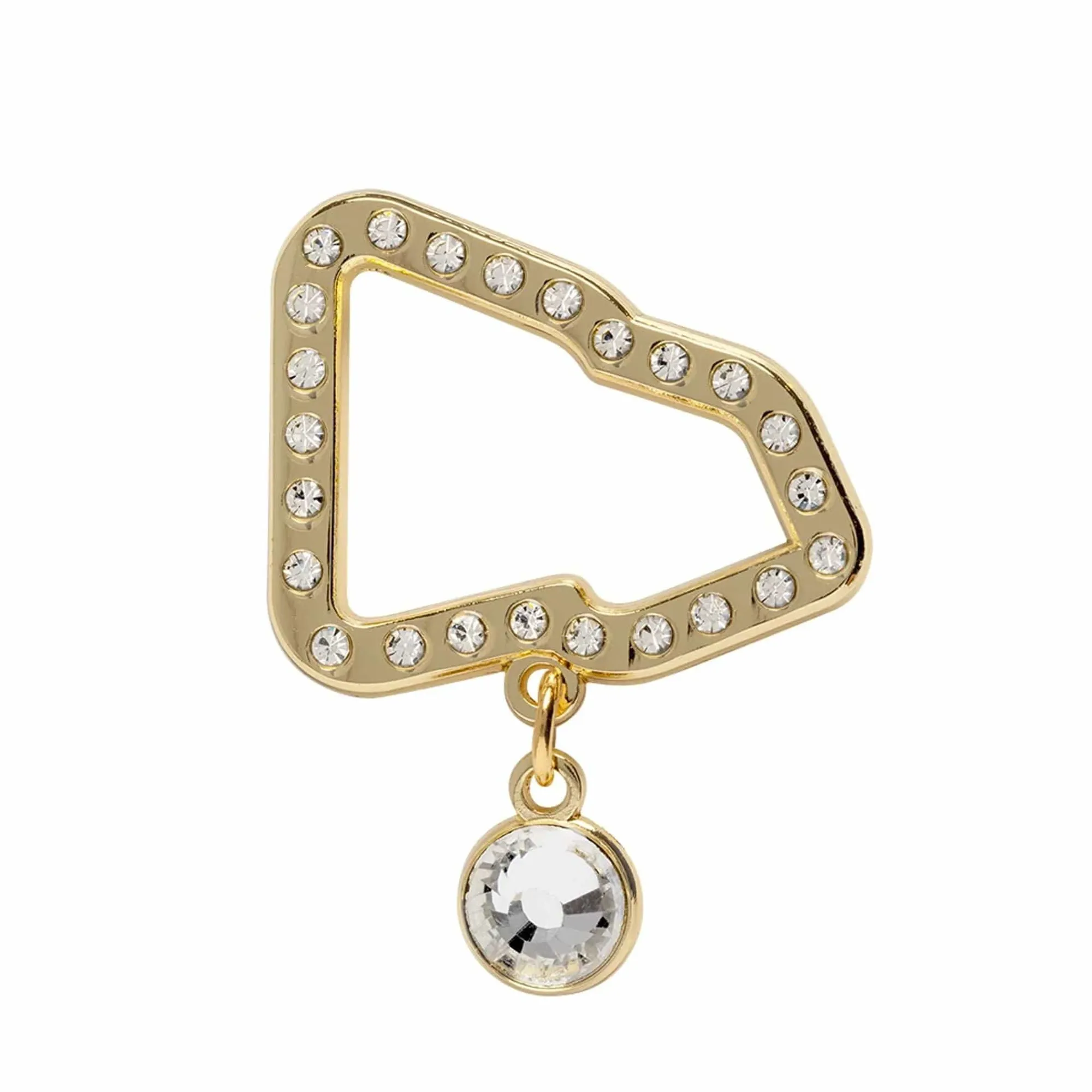 New Era Flag Gem Gold Pin Badge adult unisex