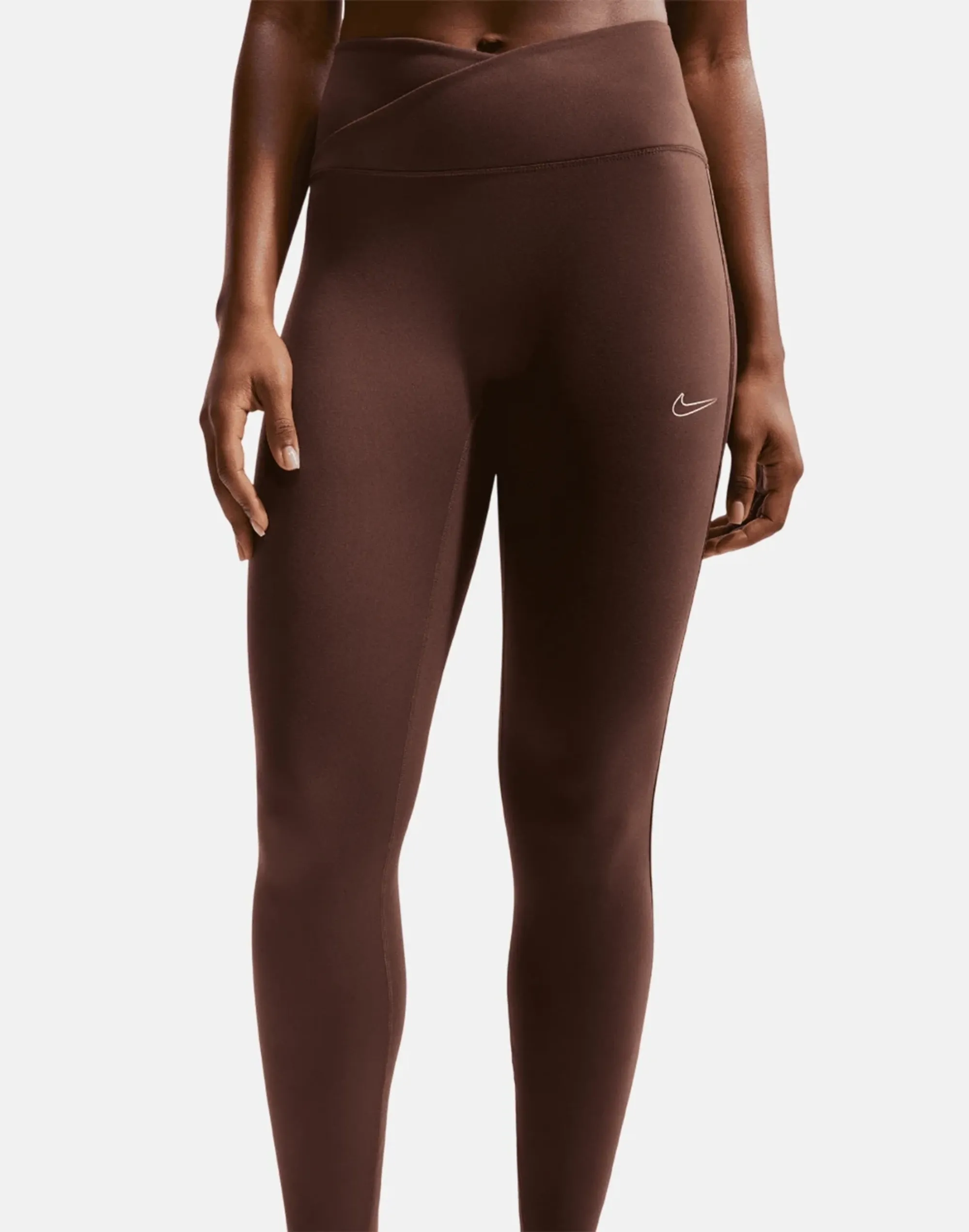 Women's Nike One Seamless Leggings in Brown 