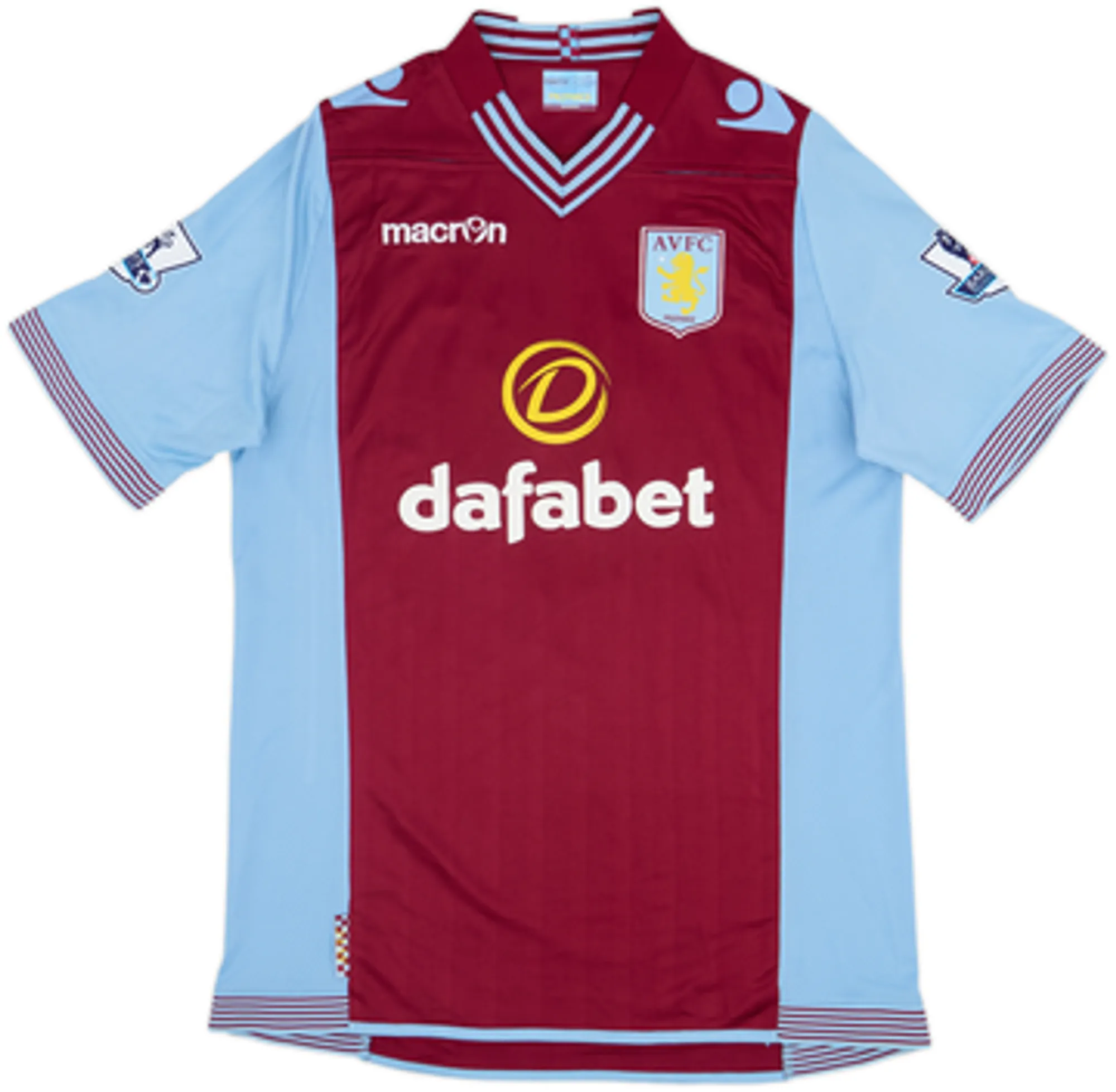 2013-14 Aston Villa Home Shirt Bowery #21 - 7/10 - (XL)