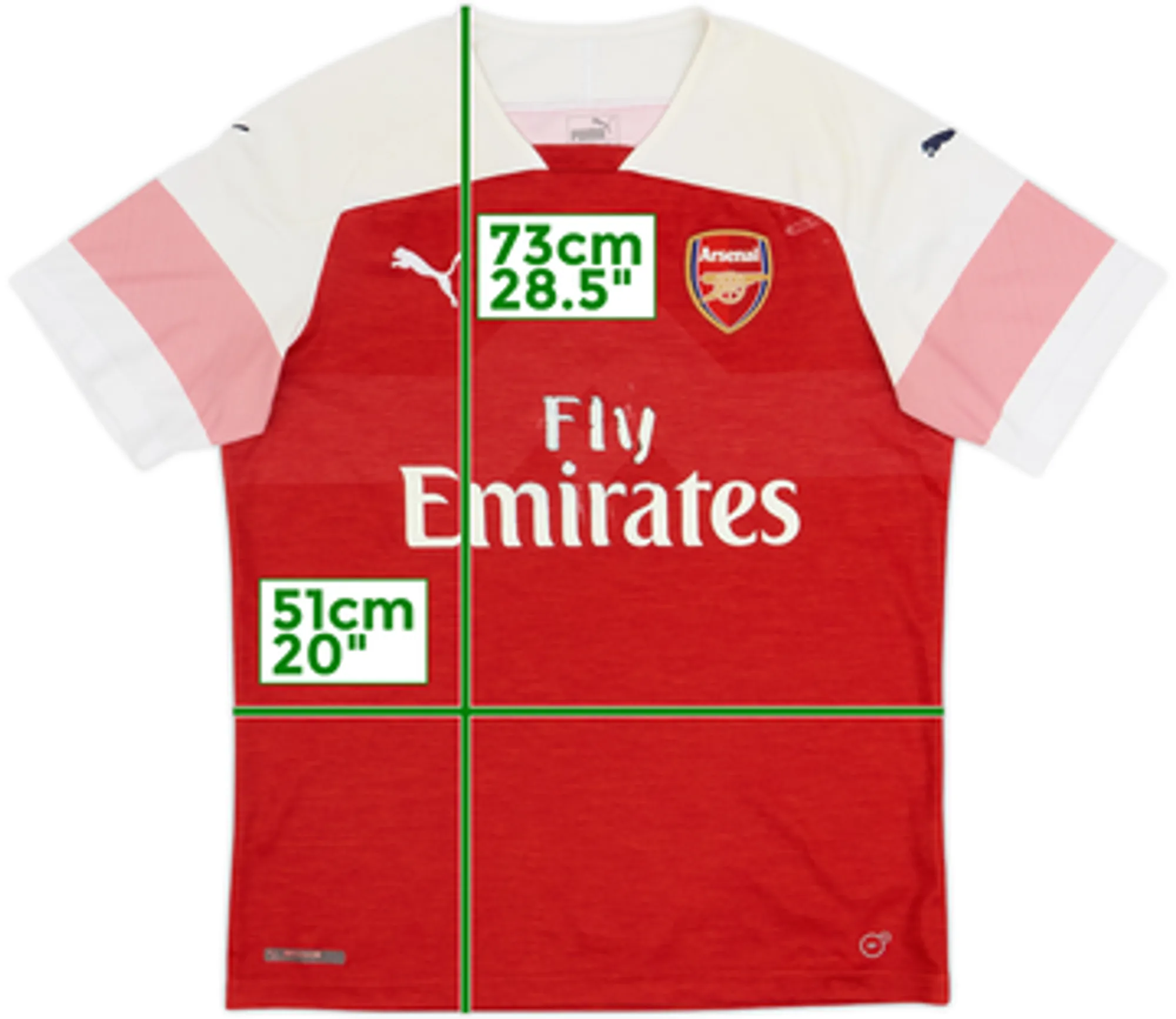 2018-19 Arsenal Home Shirt - 4/10 - (L)