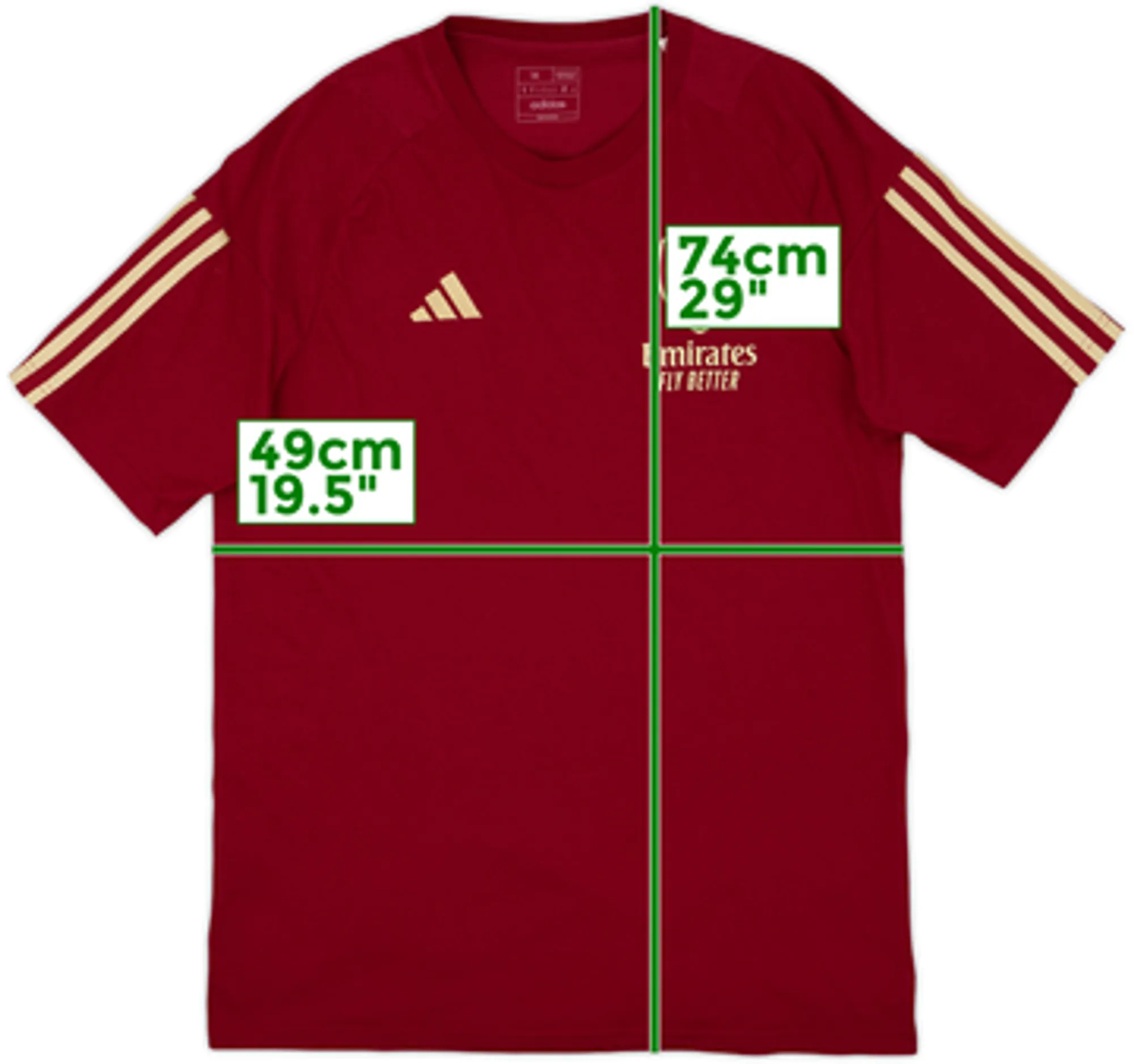 2023-24 Arsenal adidas Cotton Tee - 9/10 - (M)