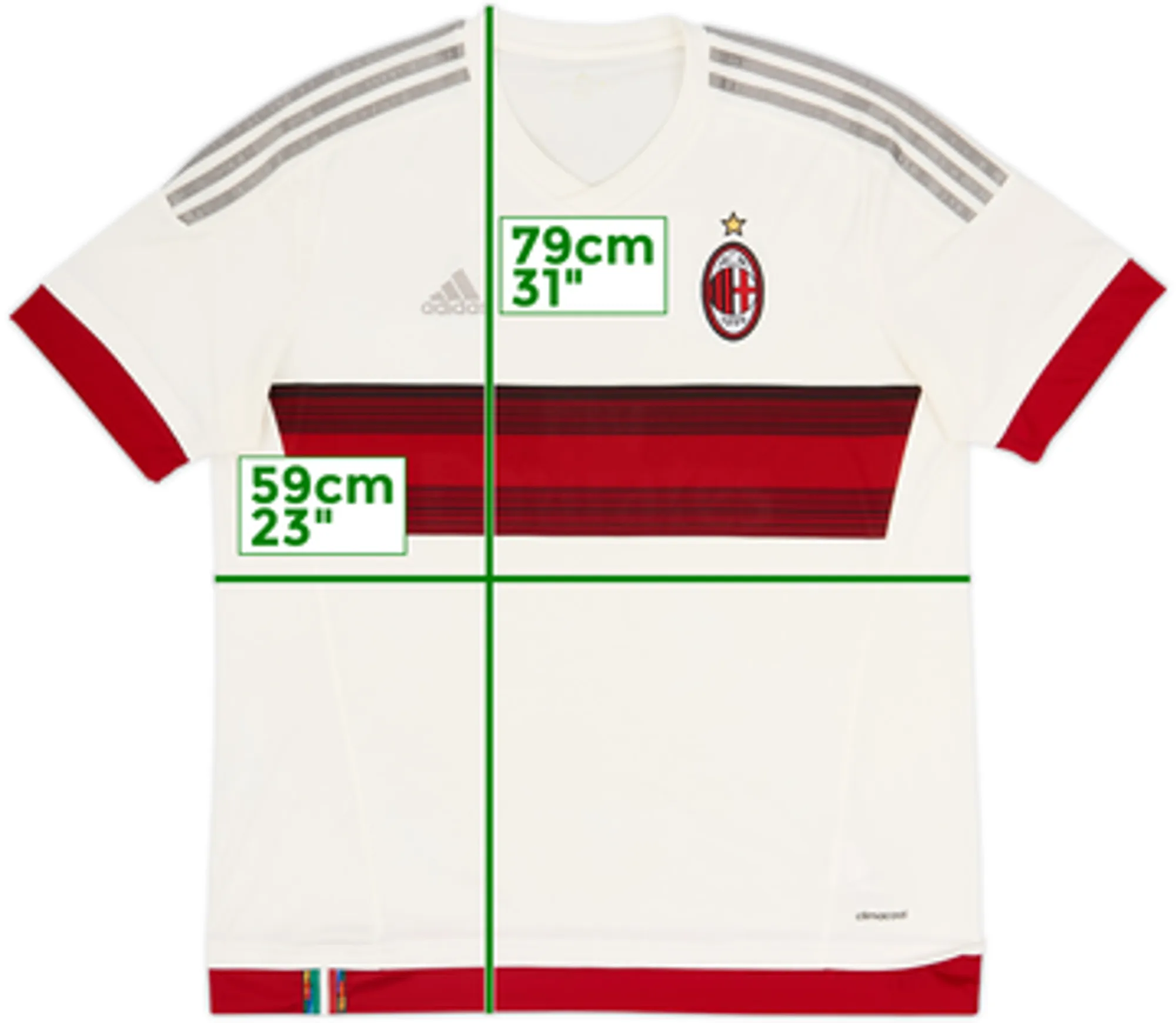 2015-16 AC Milan Away Shirt - 4/10 - (XL)