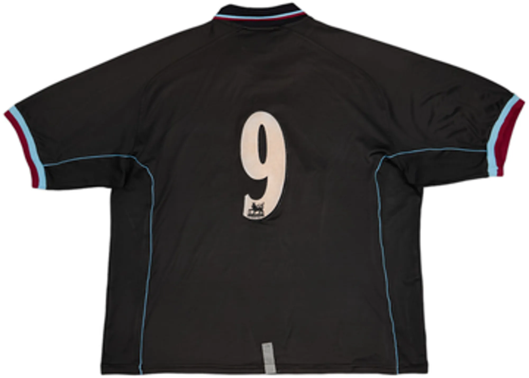 2000-01 Aston Villa Away Shirt #9 - 8/10 - (XL)