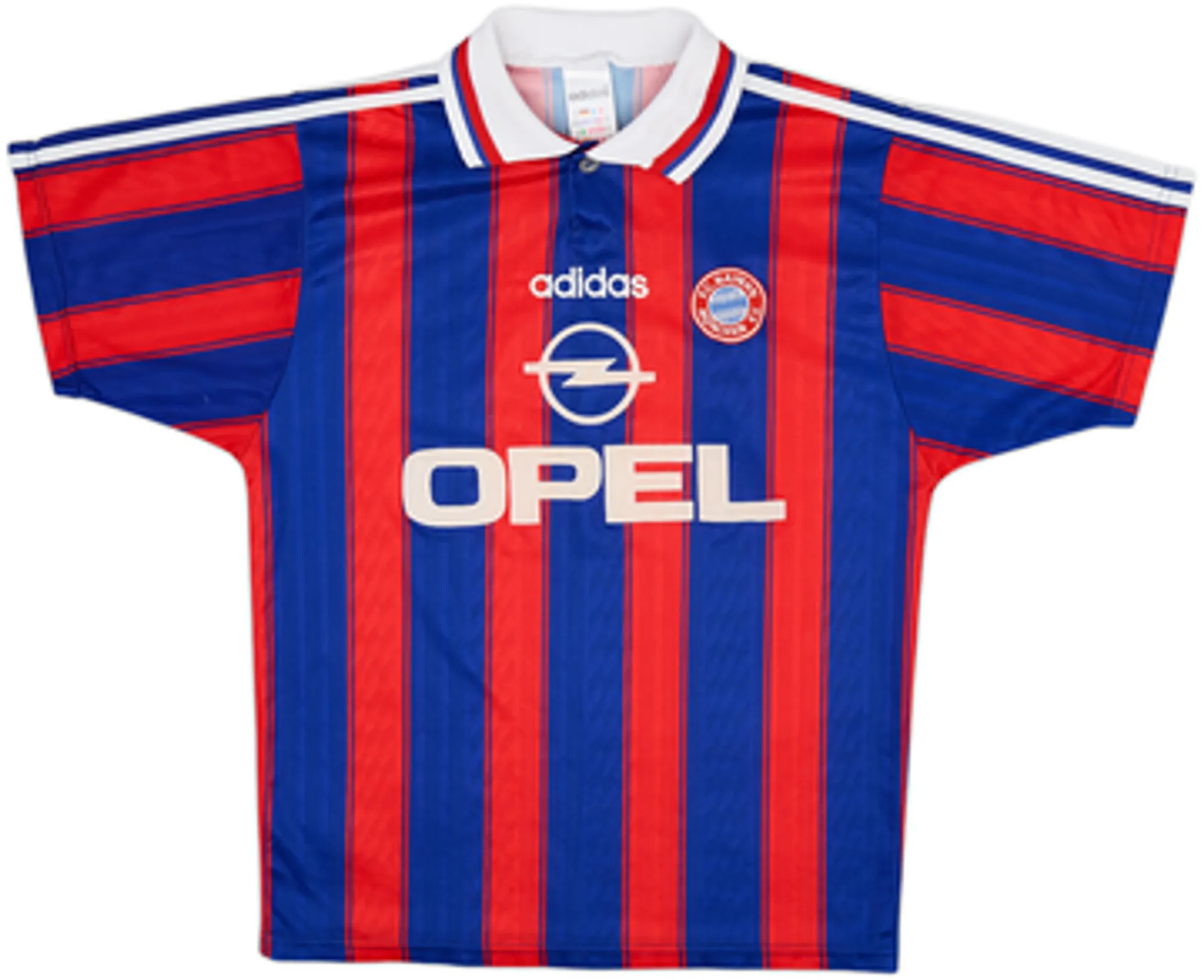 1995-97 Bayern Munich Home Shirt Papin #9 - 5/10 - (S)
