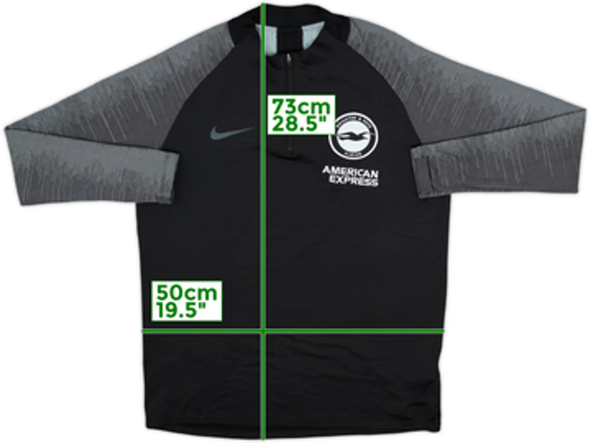 2019-20 Brighton Nike 1/4 Zip Drill Top - 7/10 - (L)