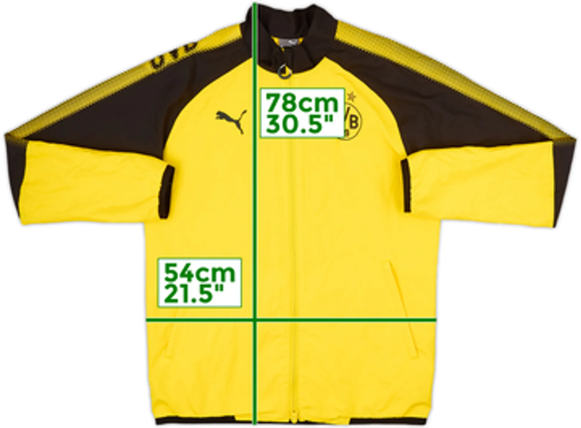 2017-18 Borussia Dortmund Puma Track Jacket - 6/10 - (L)
