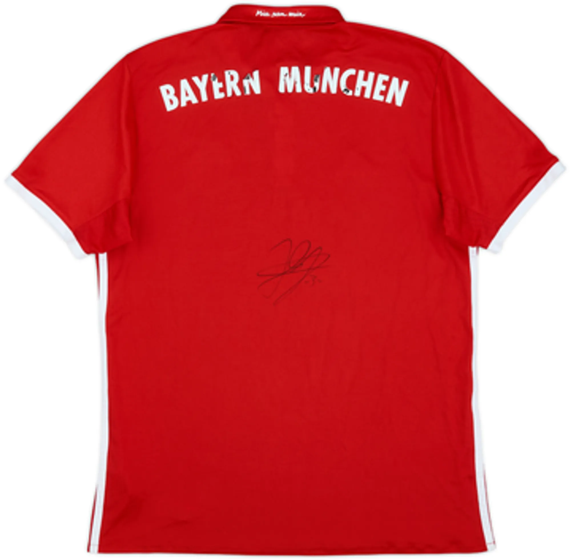 2016-17 Bayern Munich 'Signed' Home Shirt - 4/10 - (M)