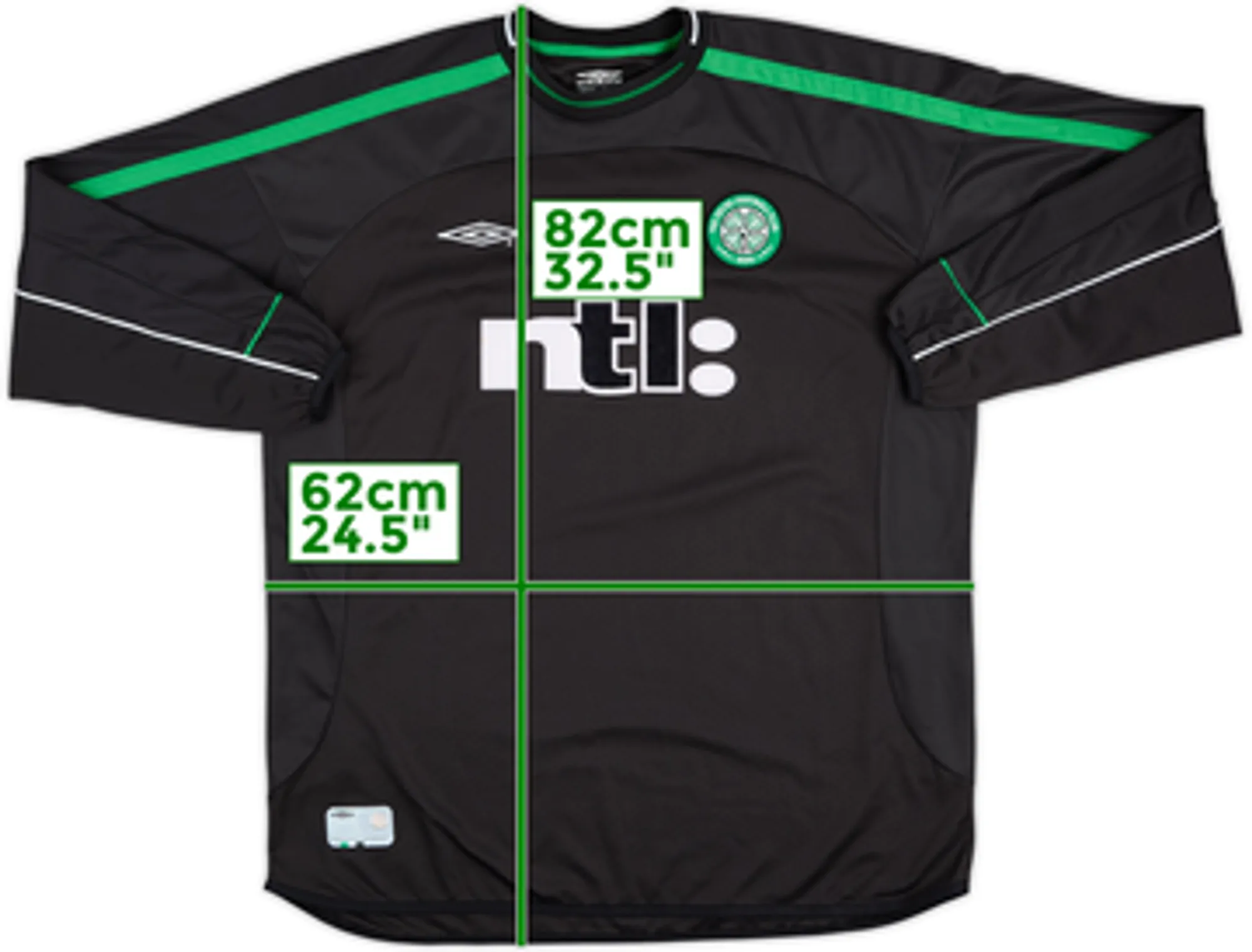 2002-03 Celtic GK Shirt - 8/10 - (XL)