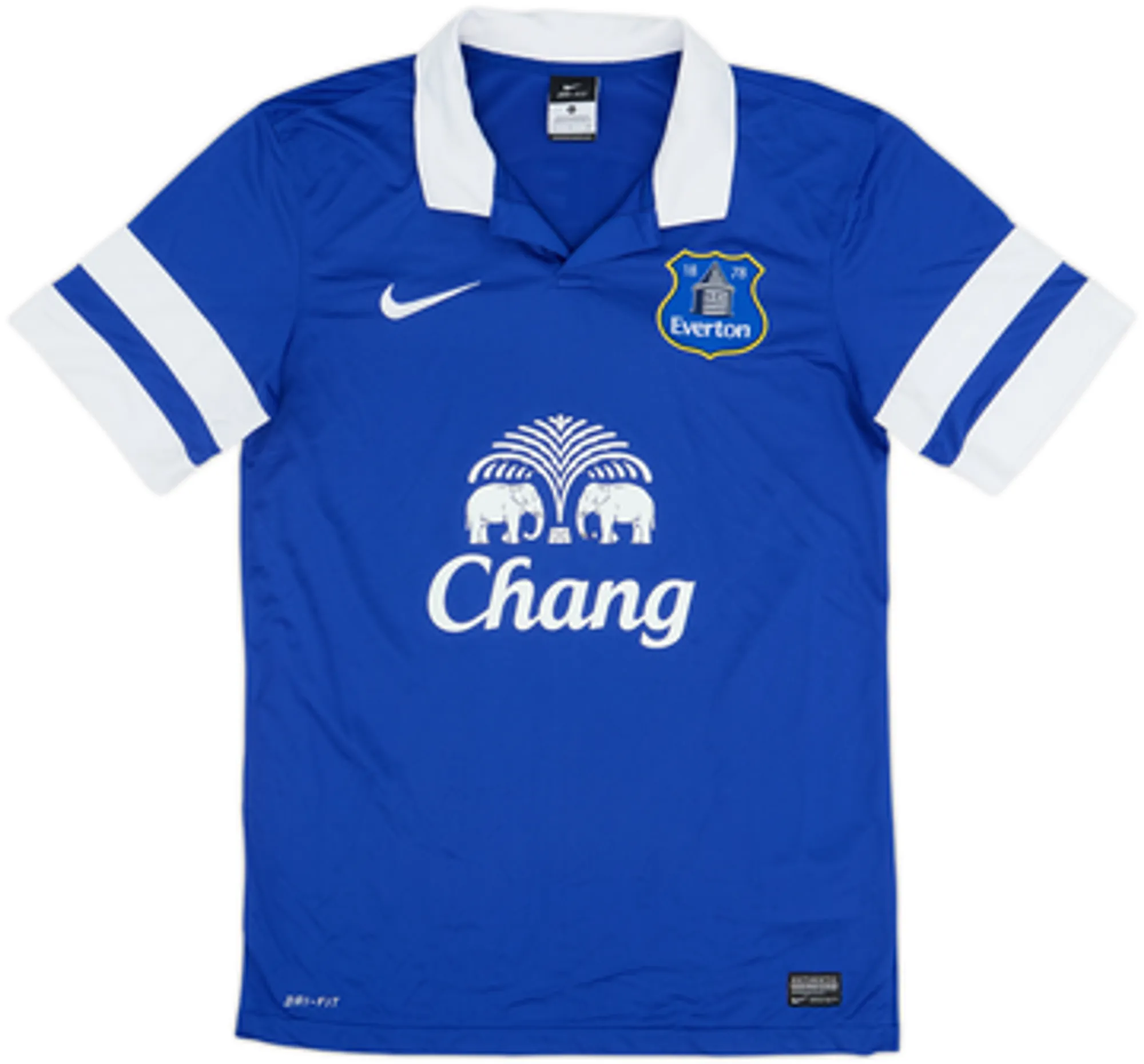 2013-14 Everton Home Shirt Oviedo #8 - 6/10 - (S)