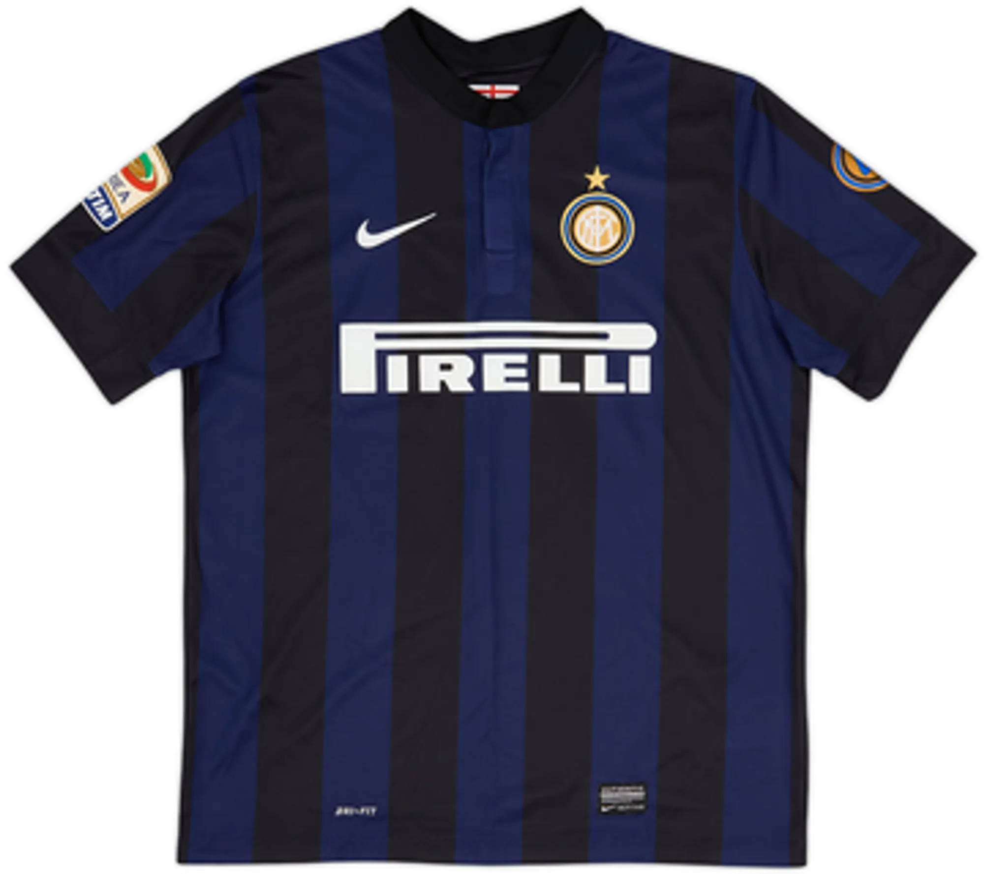 2013-14 Inter Milan Home Shirt Palacio #8 - 7/10 - (XL.Boys)