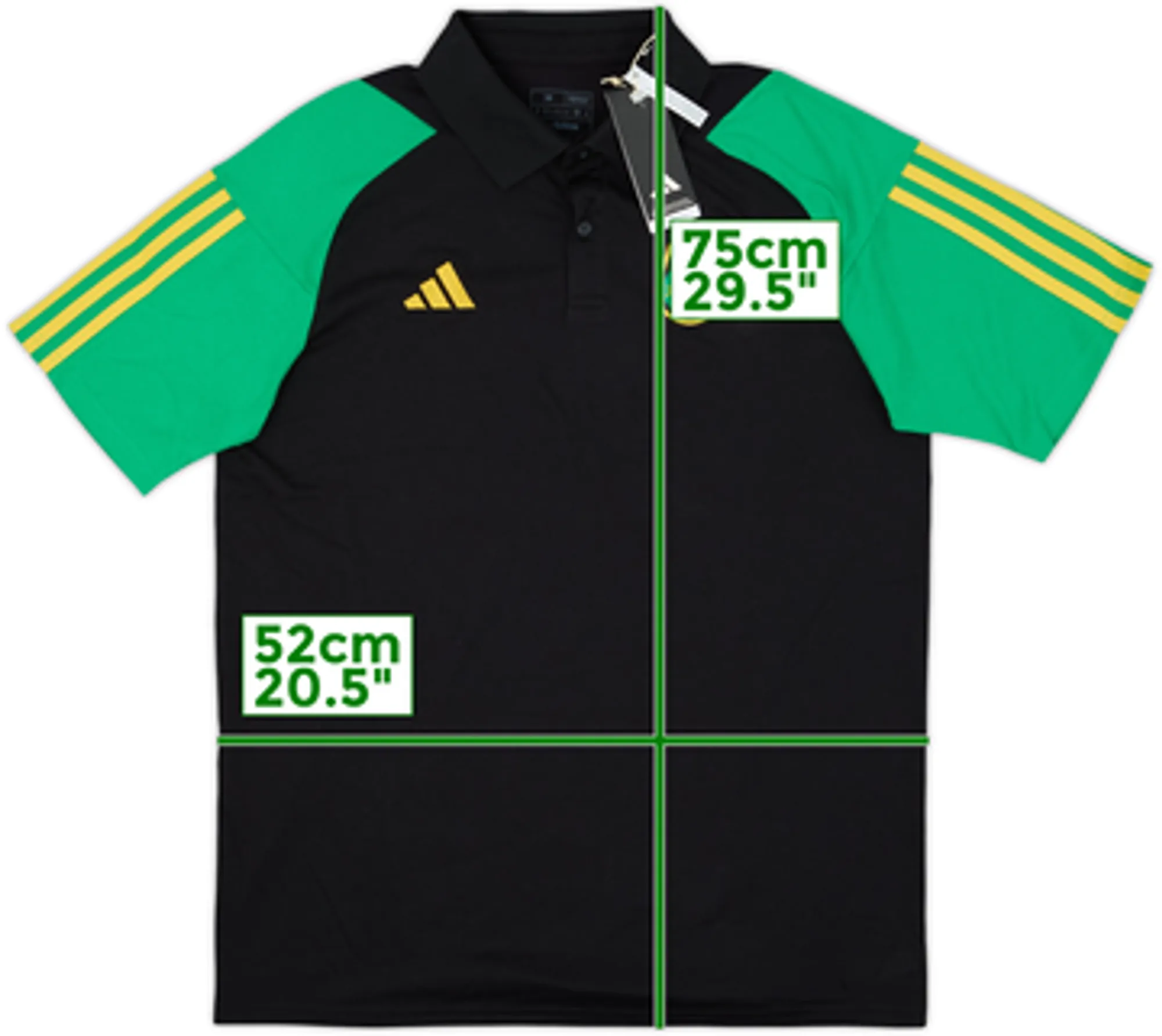 2023-24 Jamaica adidas Polo Shirt (M)