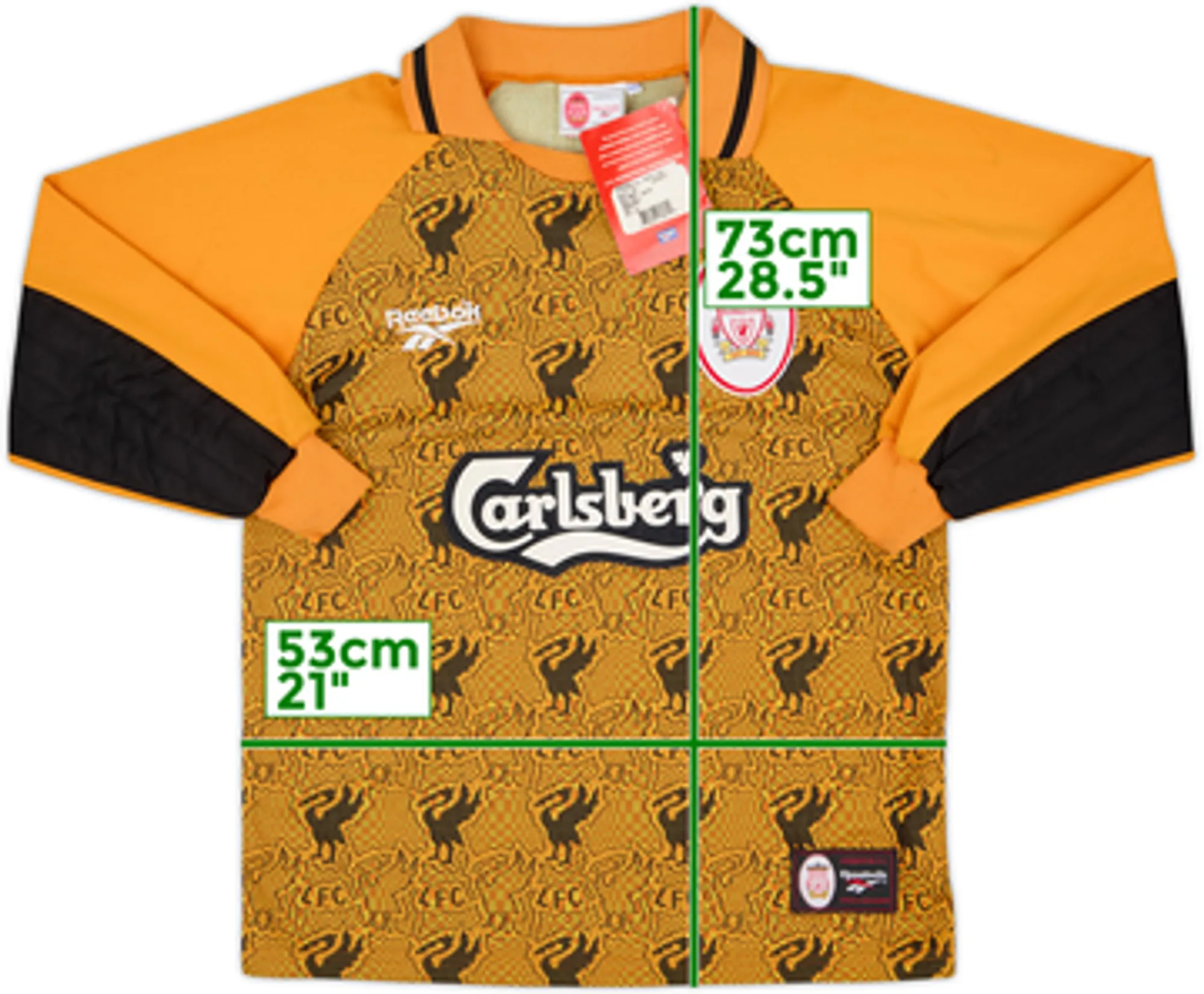 1996-97 Liverpool GK Shirt (S)