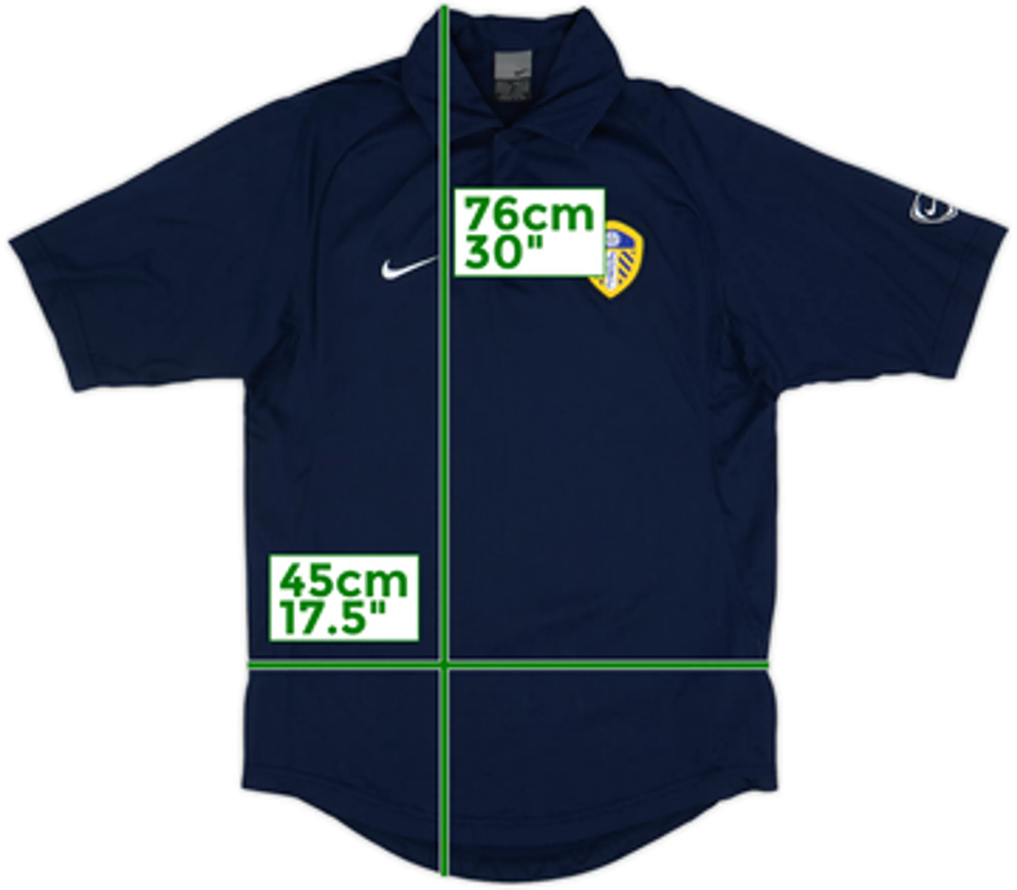 2002-03 Leeds United Nike Polo Shirt - 9/10 - (S)