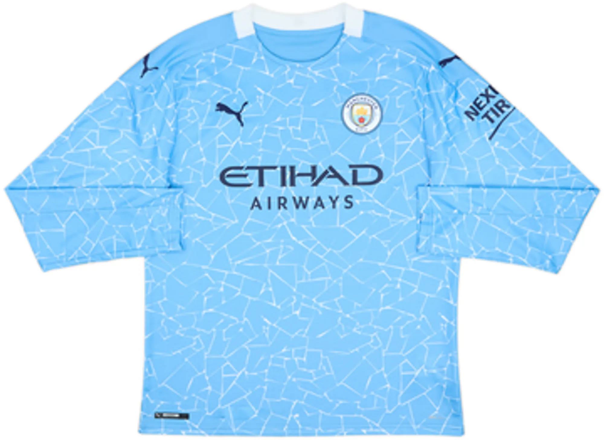 2020-21 Manchester City Home L/S Shirt Foden #47 - 6/10 - (L)