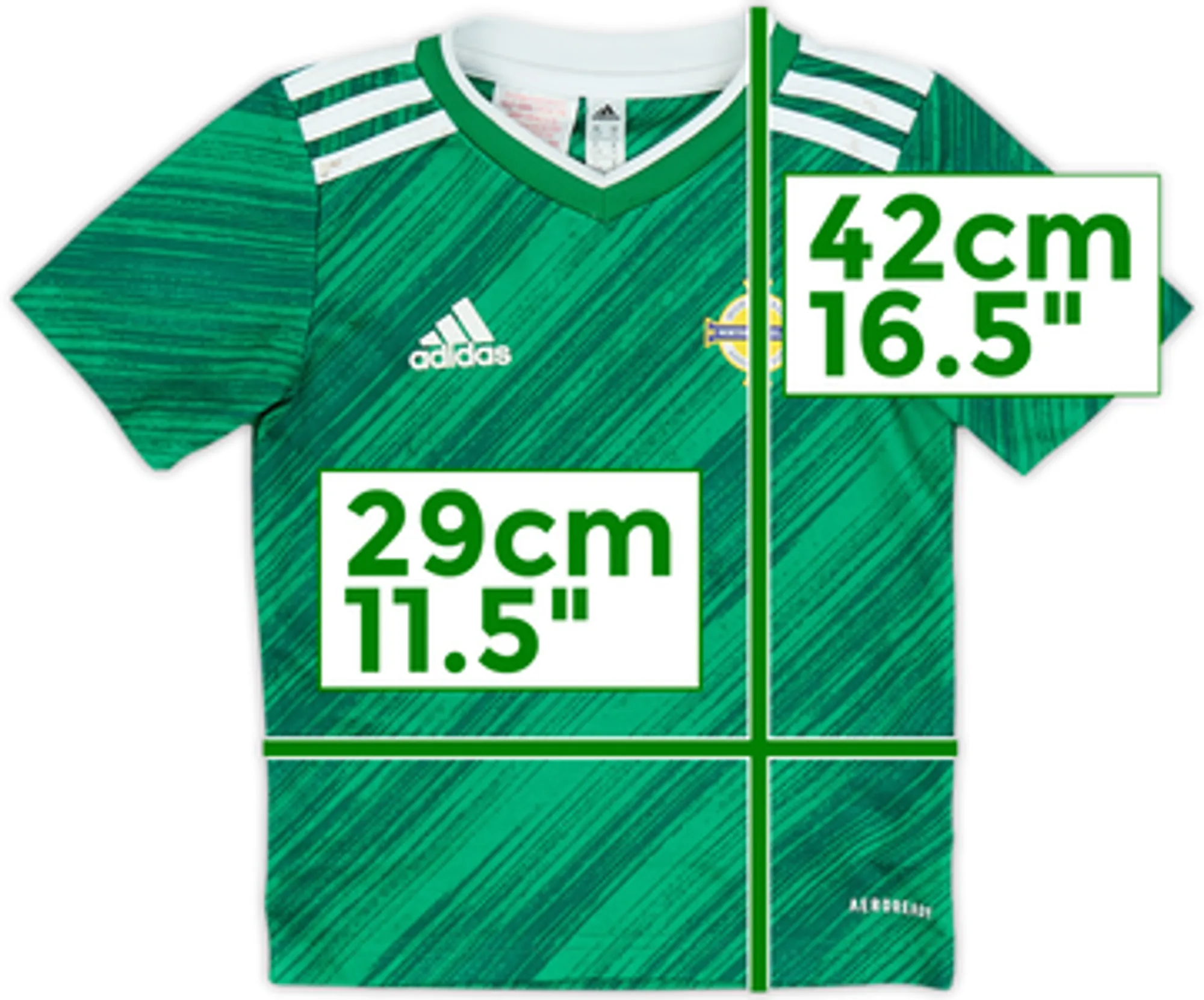 2020-22 Northern Ireland Home Shirt - 8/10 - (2-3 Years)