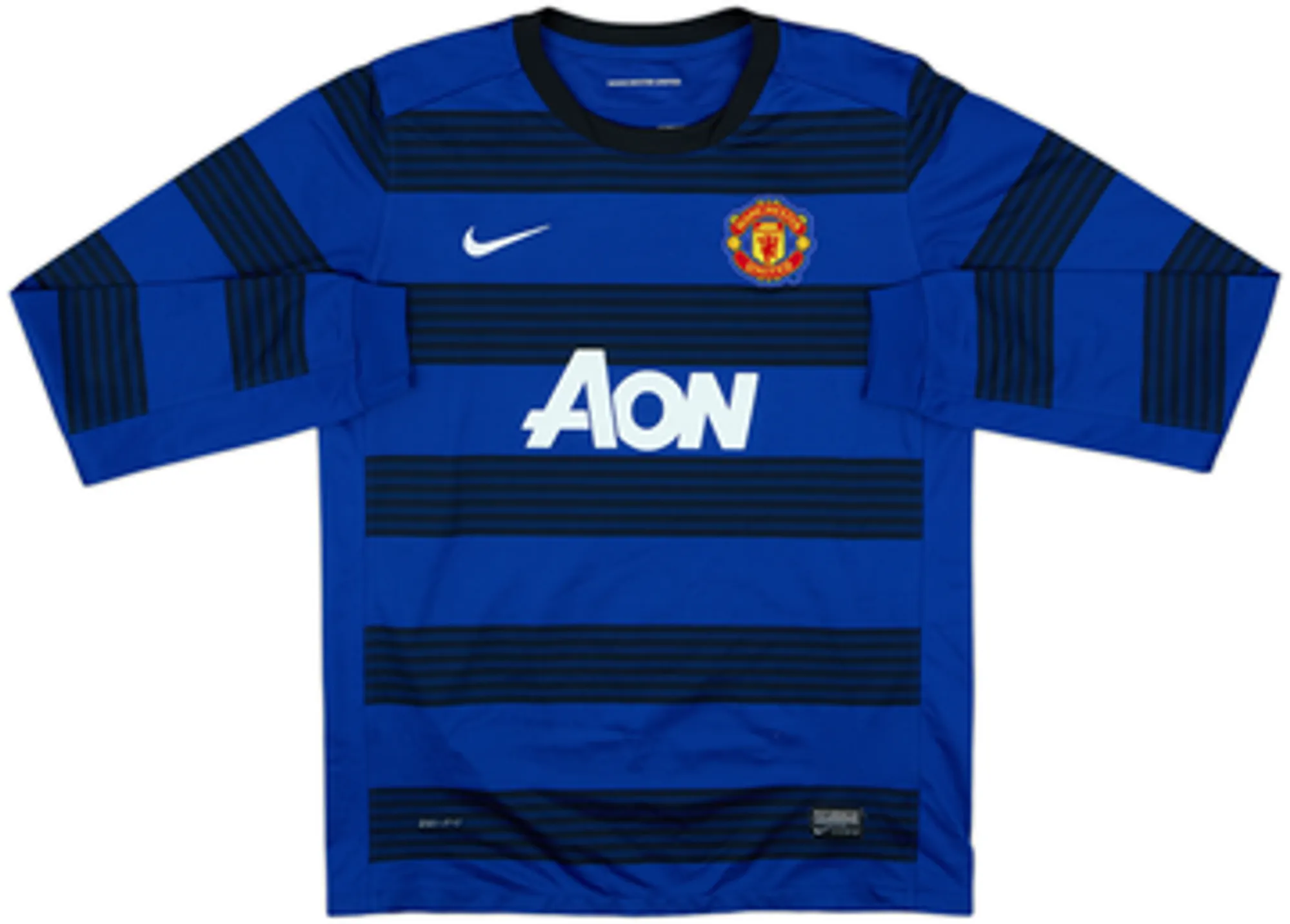 2011-13 Manchester United Away L/S Shirt Berbatov #9 - 8/10 - (XL.Boys)