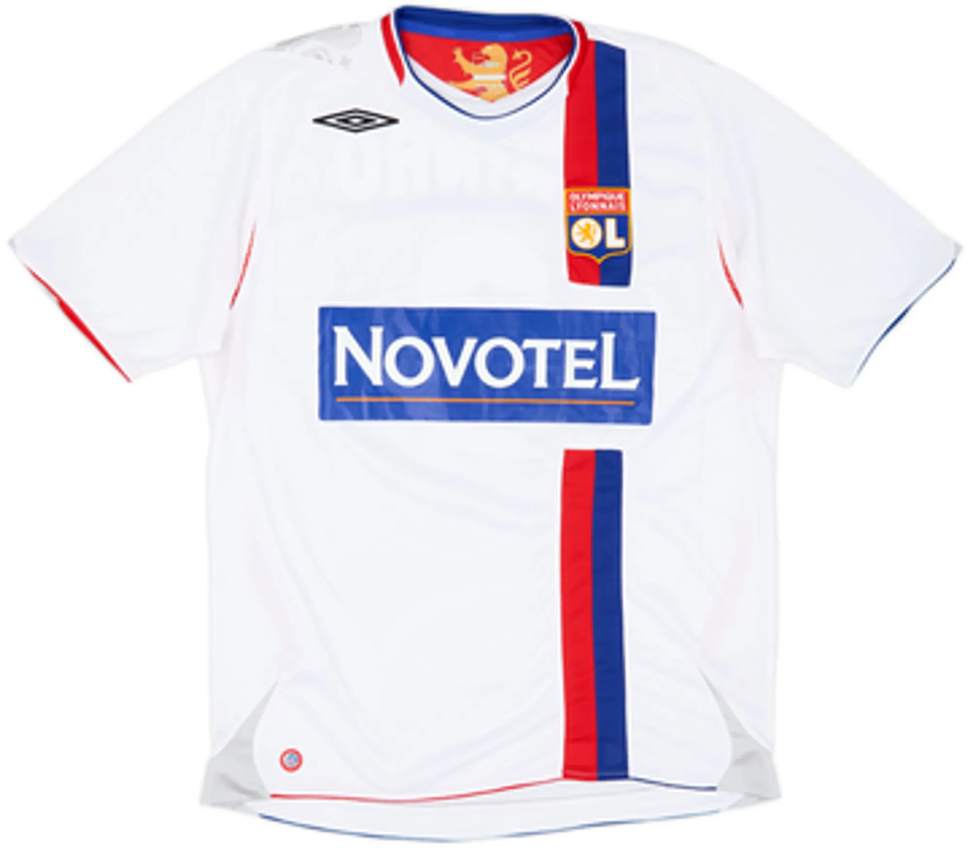 2006-08 Lyon Home Shirt Juninho #8 - 8/10 - (L)