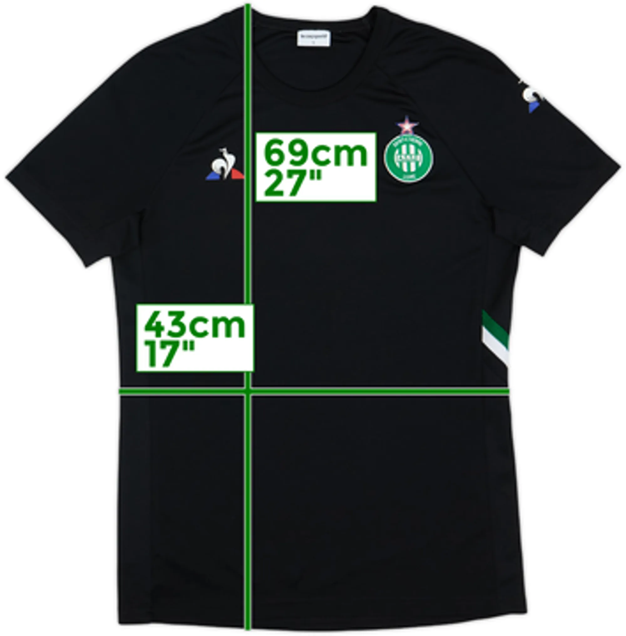 2020-21 Saint Etienne Le Coq Sportif Training Shirt - 8/10 - (S)