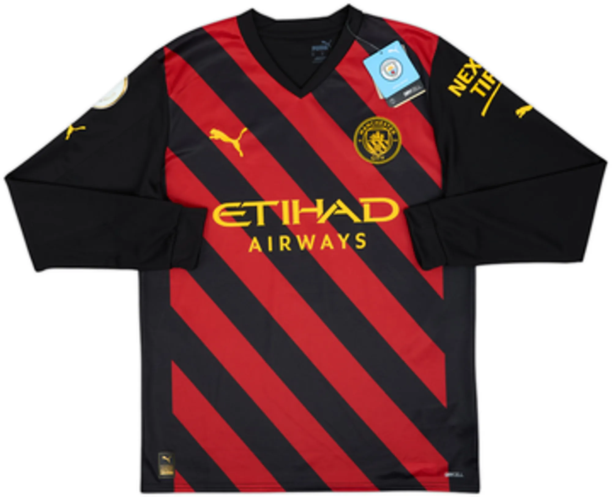 2022-23 Manchester City Away L/S Shirt Haaland #9 (M)