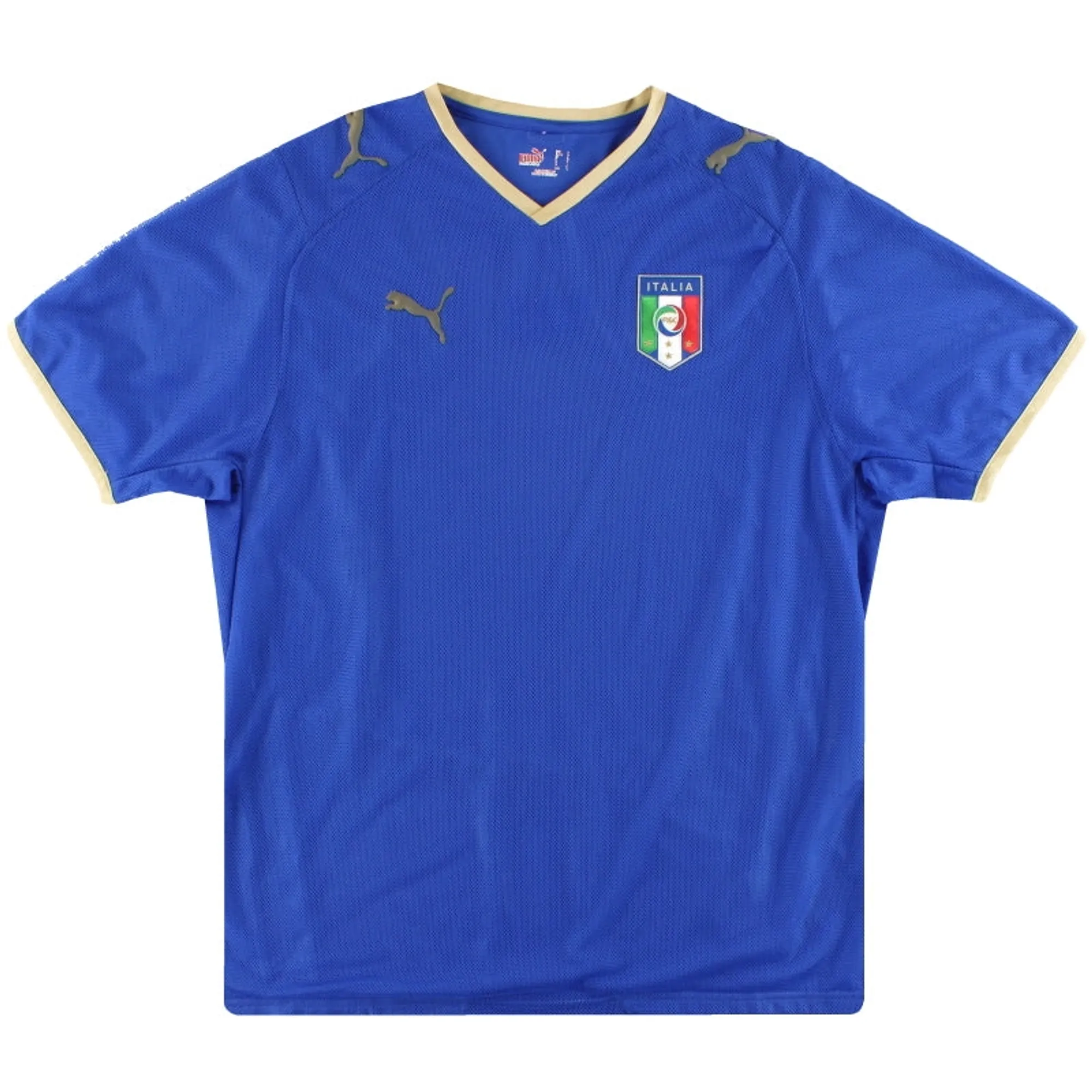 2007-08 Italy Puma Home Shirt L - Italy / Excellent