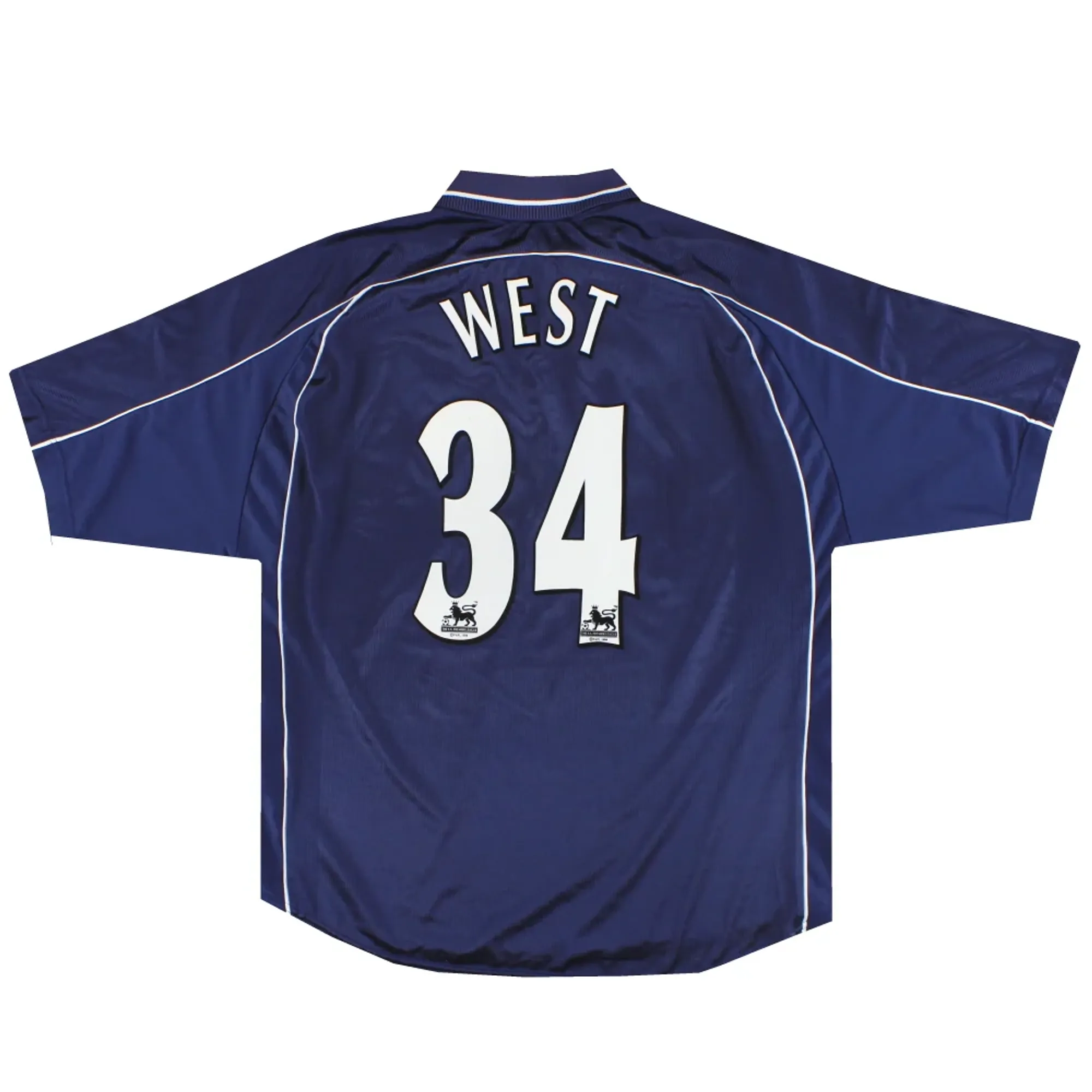 2000-01 Derby County Puma Away Shirt West #34 XL - Derby County / Excellent 