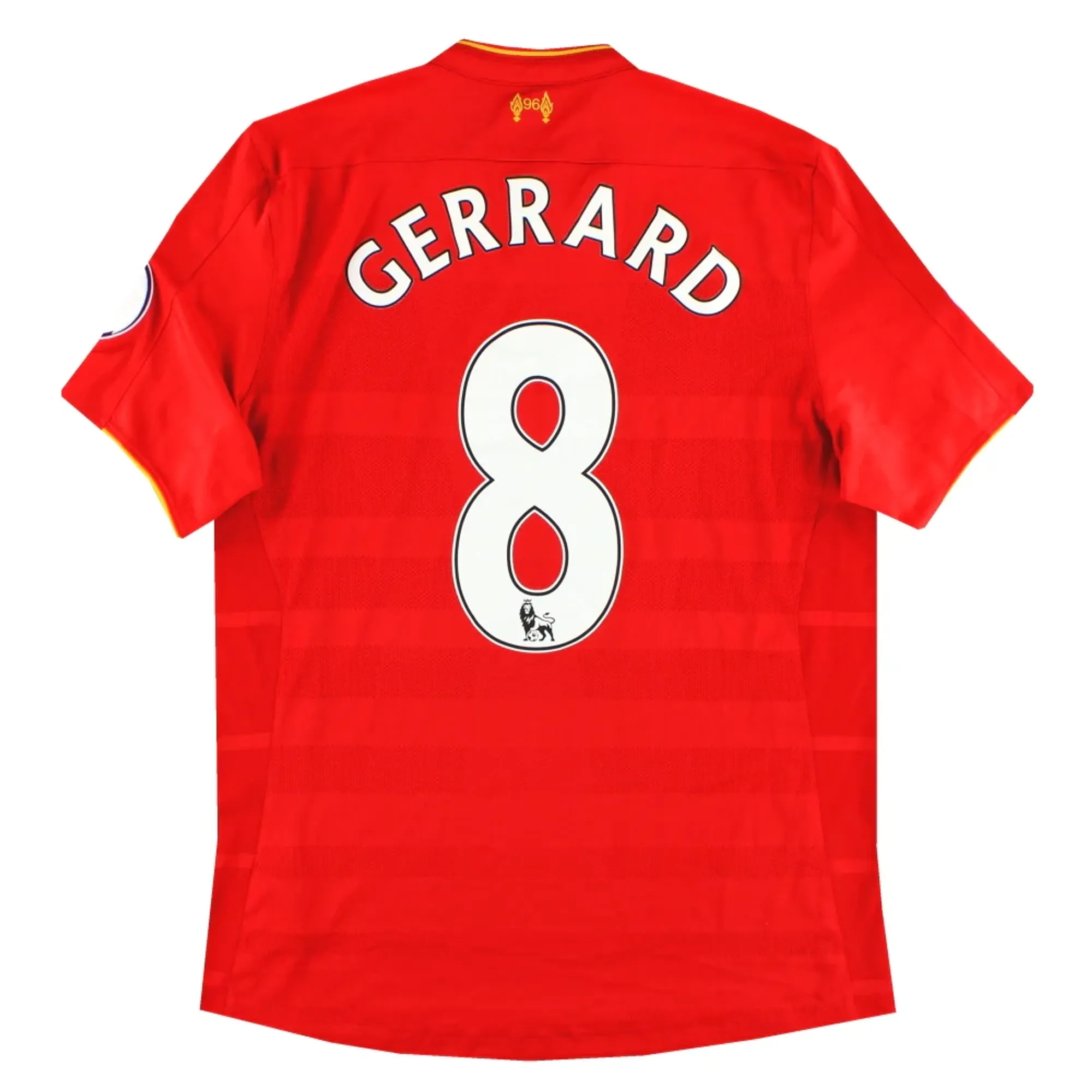 2016-17 Liverpool New Balance Home Shirt Gerrard #8 L - Liverpool / Excellent 